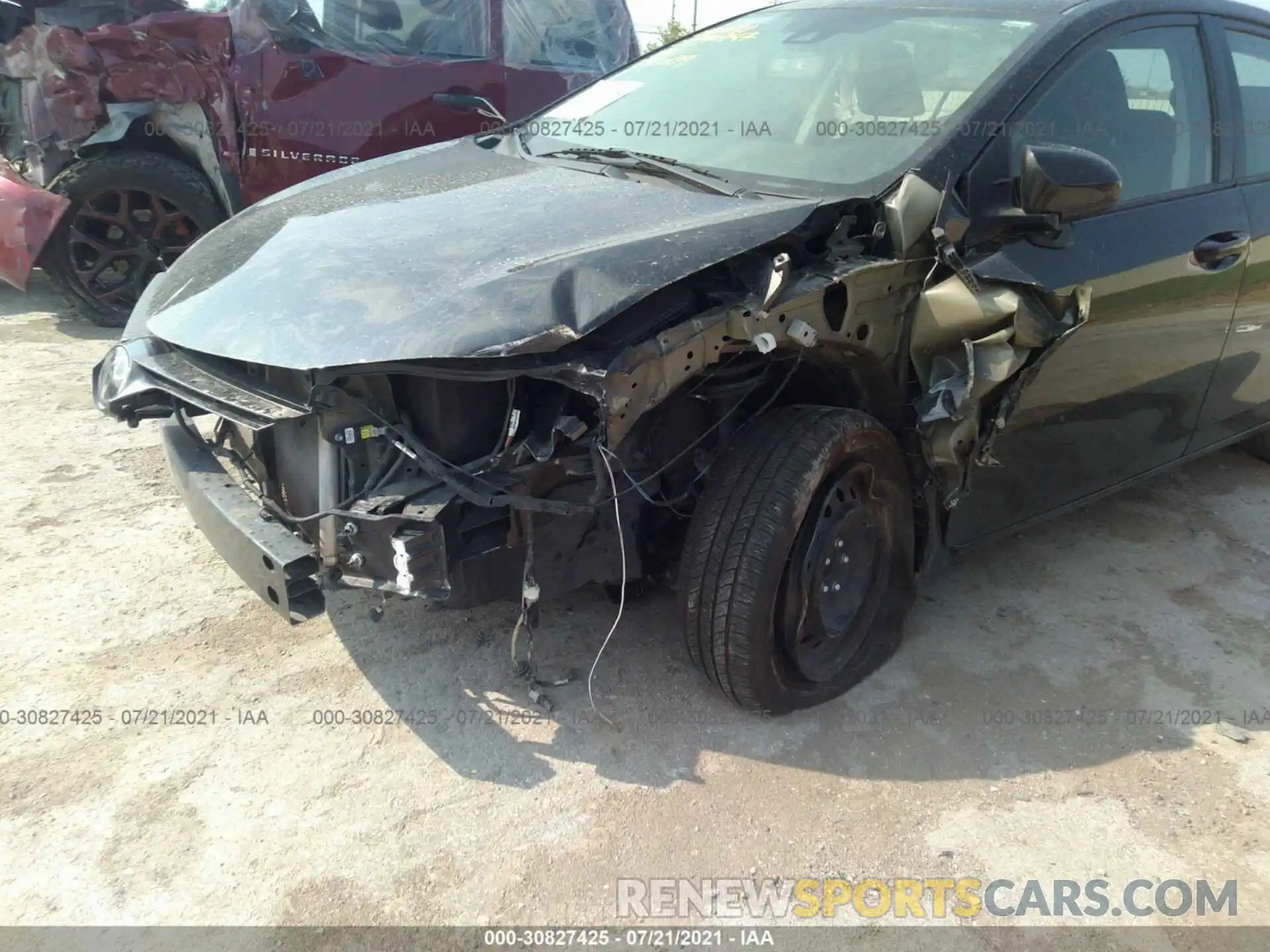 6 Photograph of a damaged car 2T1BURHE2KC232609 TOYOTA COROLLA 2019