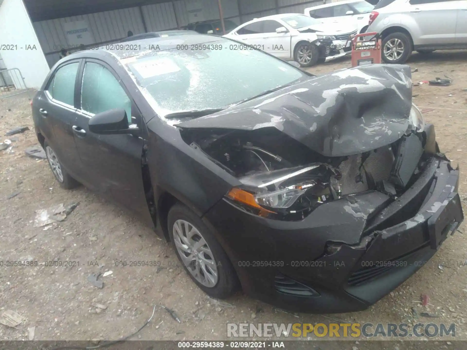 1 Photograph of a damaged car 2T1BURHE2KC233081 TOYOTA COROLLA 2019