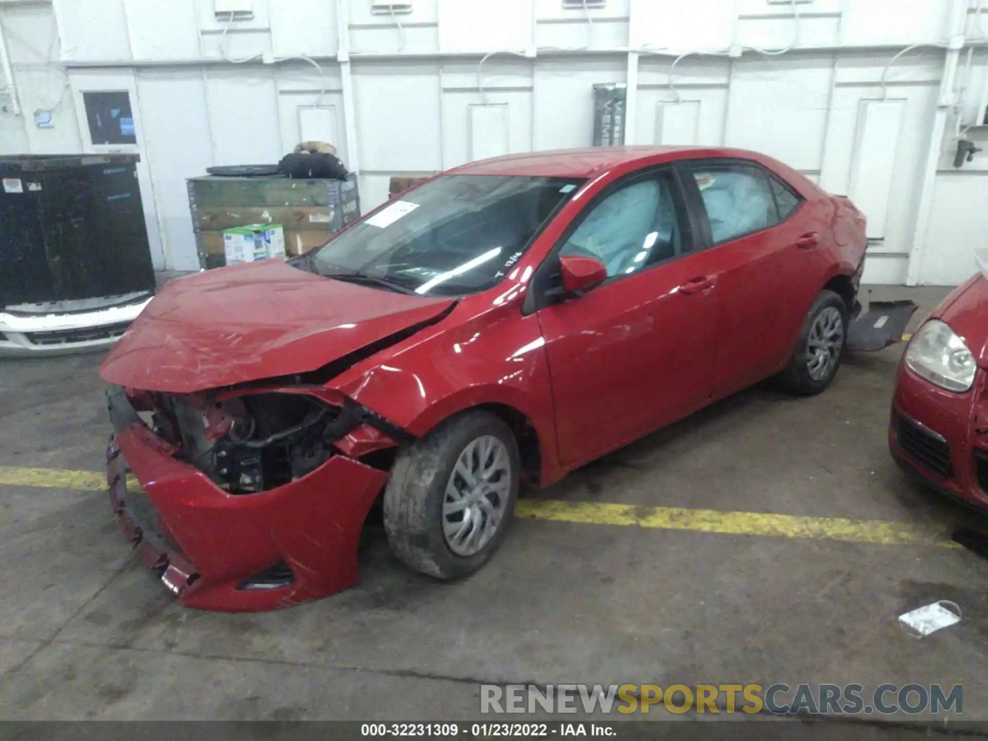 2 Photograph of a damaged car 2T1BURHE2KC233274 TOYOTA COROLLA 2019