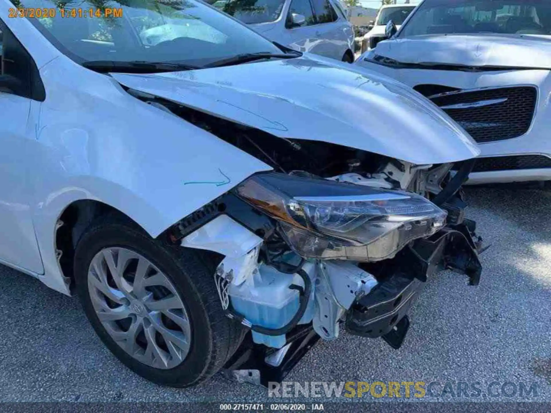 15 Photograph of a damaged car 2T1BURHE2KC233730 TOYOTA COROLLA 2019