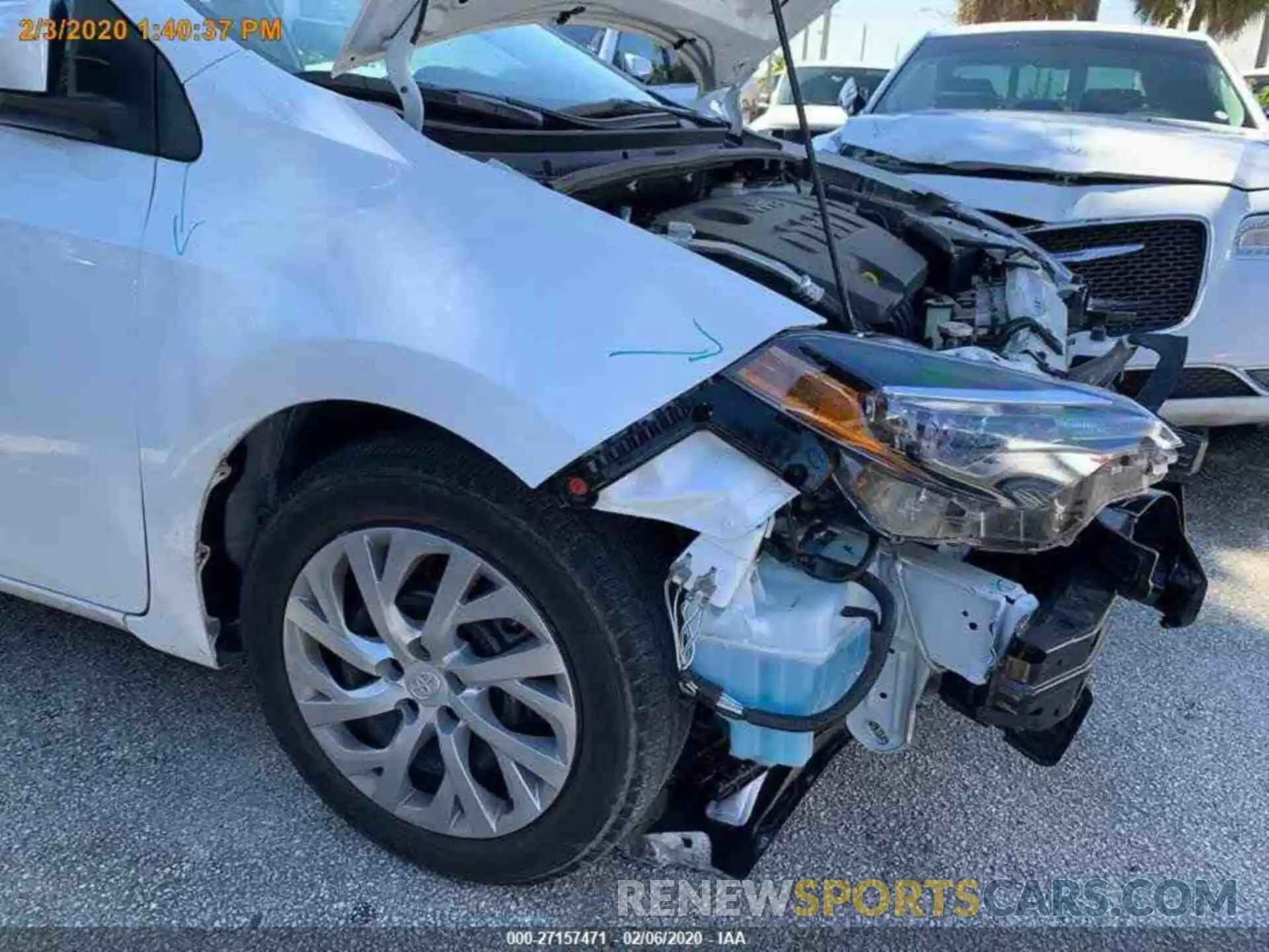 16 Photograph of a damaged car 2T1BURHE2KC233730 TOYOTA COROLLA 2019