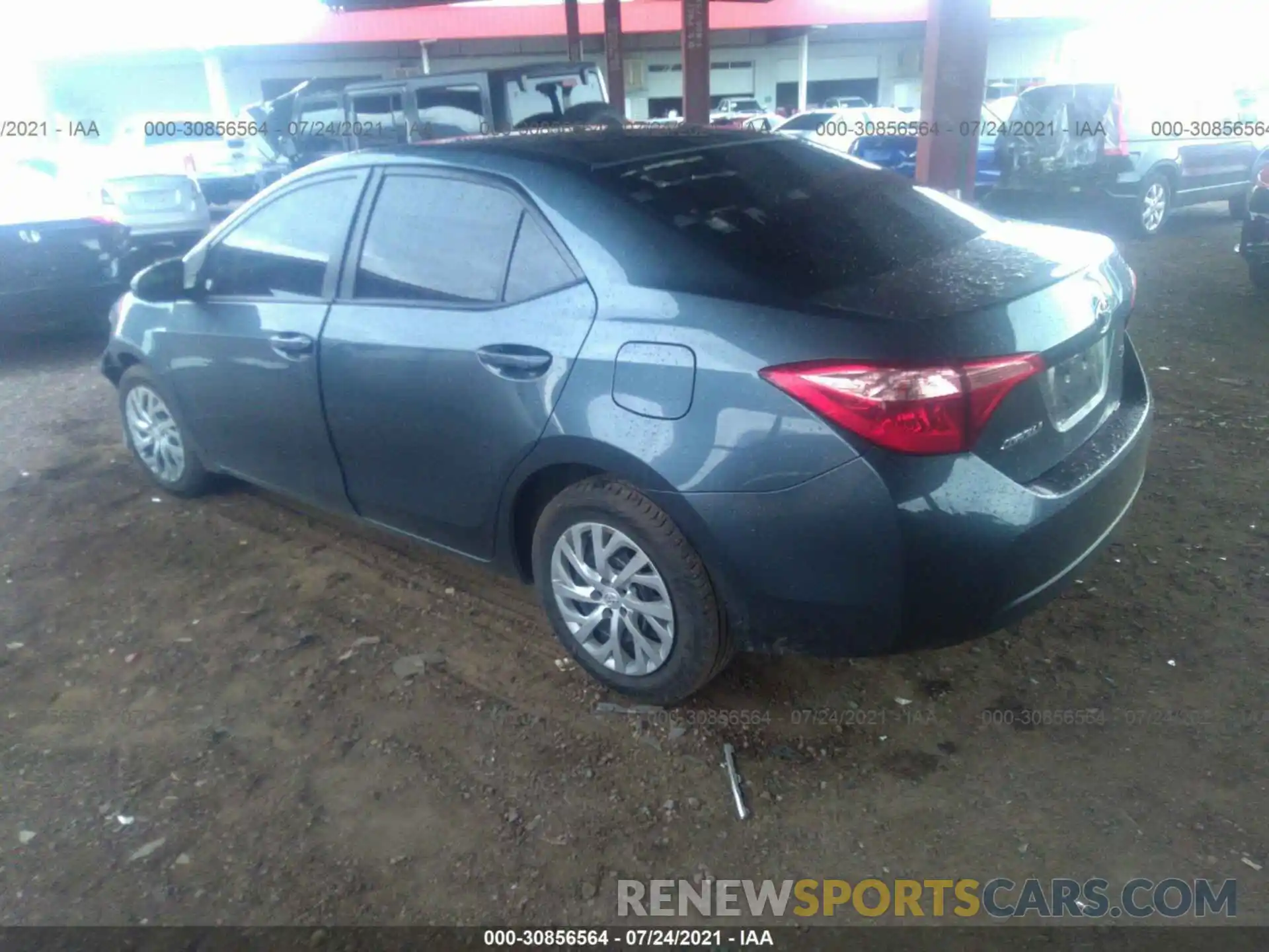 3 Photograph of a damaged car 2T1BURHE2KC234084 TOYOTA COROLLA 2019