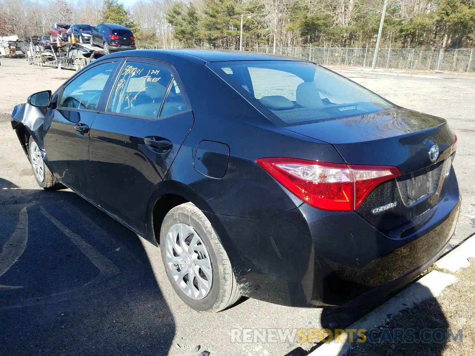 3 Photograph of a damaged car 2T1BURHE2KC234277 TOYOTA COROLLA 2019