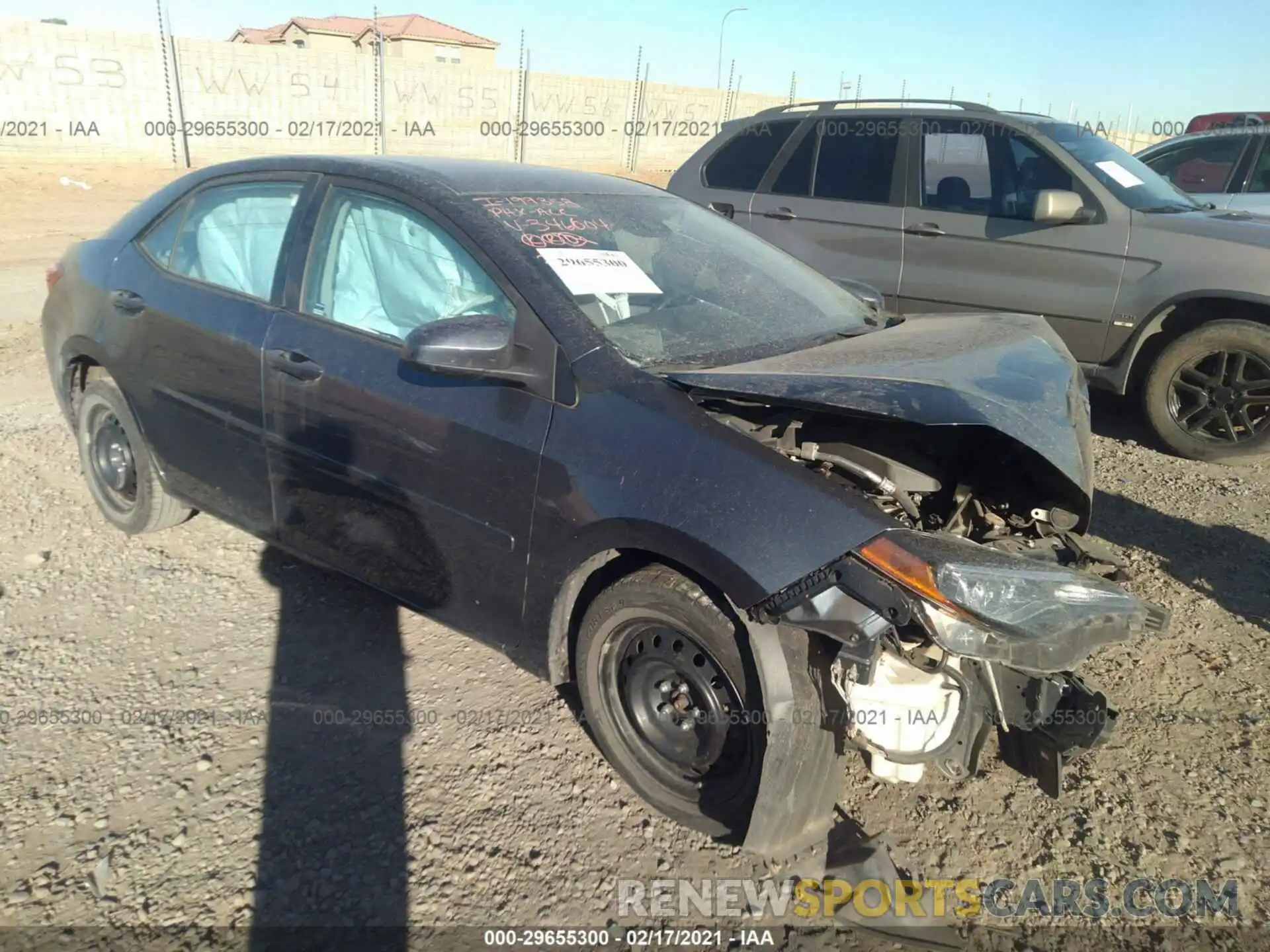 1 Photograph of a damaged car 2T1BURHE2KC234604 TOYOTA COROLLA 2019