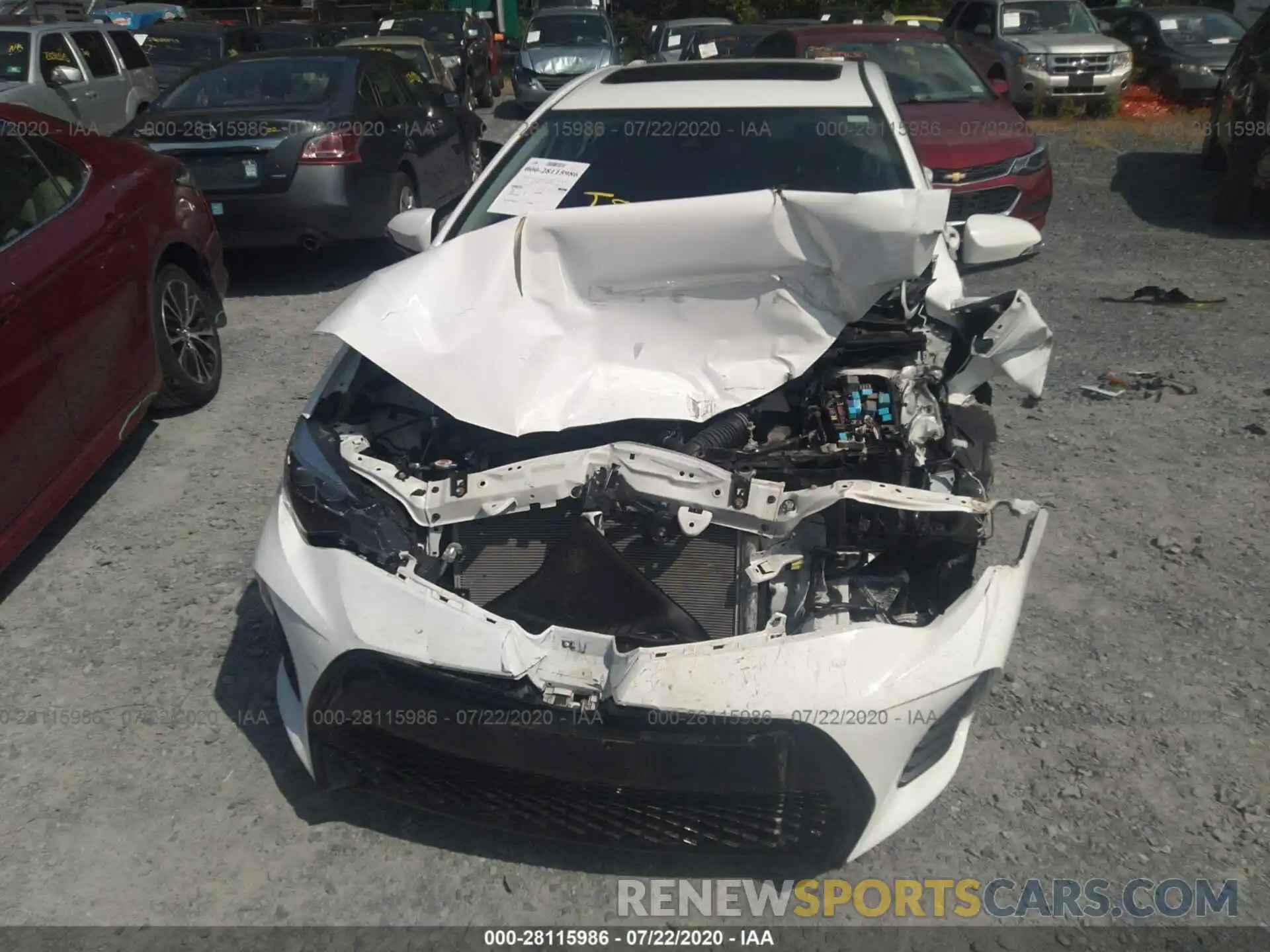 6 Photograph of a damaged car 2T1BURHE2KC234778 TOYOTA COROLLA 2019