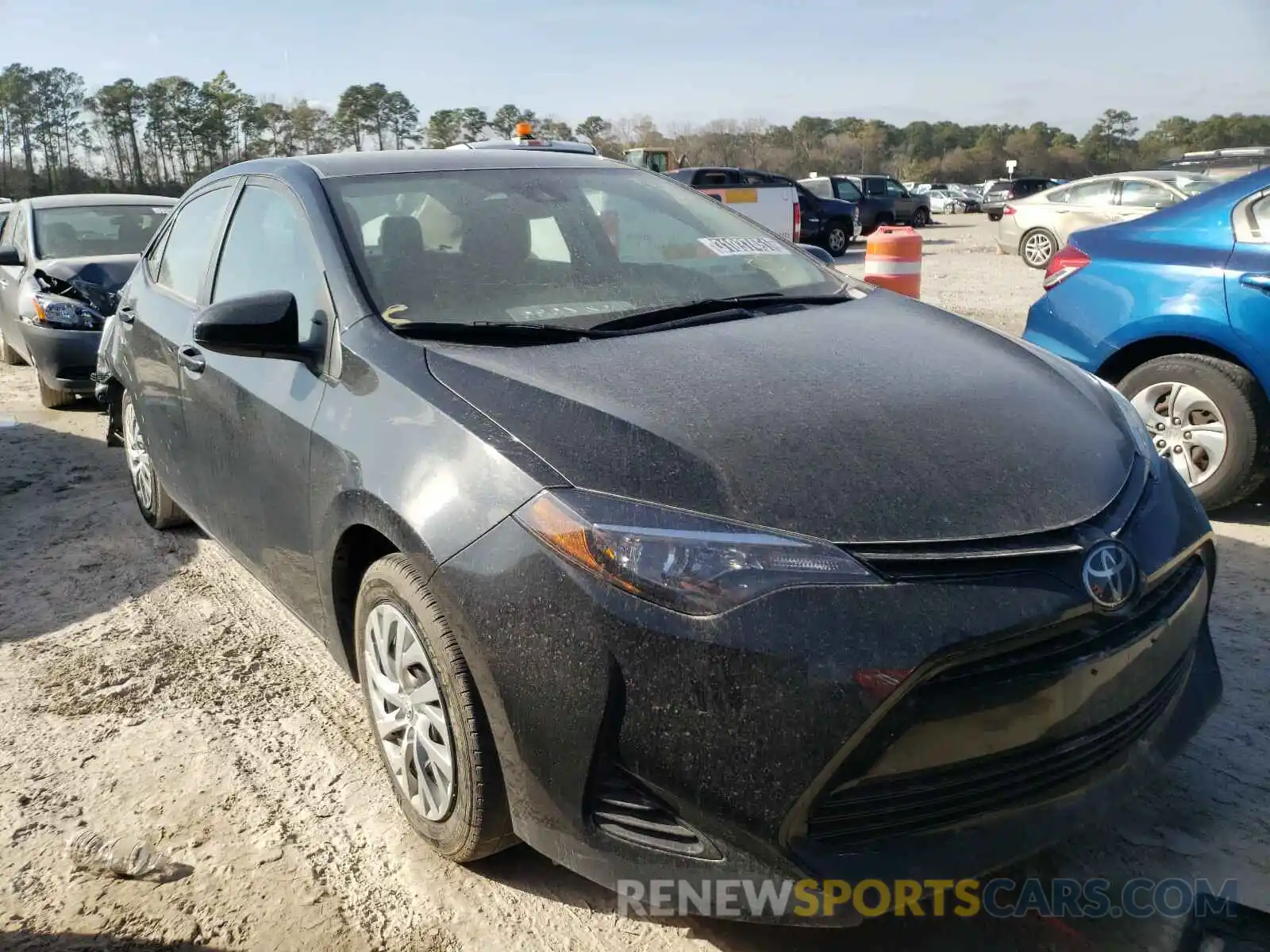 1 Photograph of a damaged car 2T1BURHE2KC235073 TOYOTA COROLLA 2019