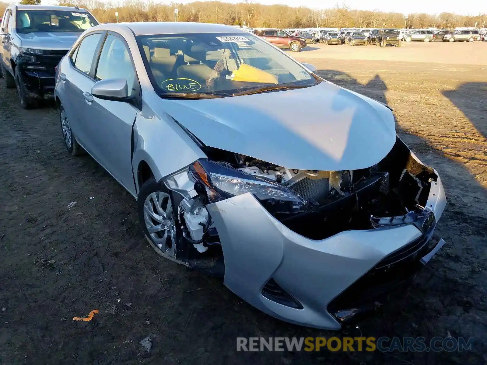 1 Photograph of a damaged car 2T1BURHE2KC235154 TOYOTA COROLLA 2019