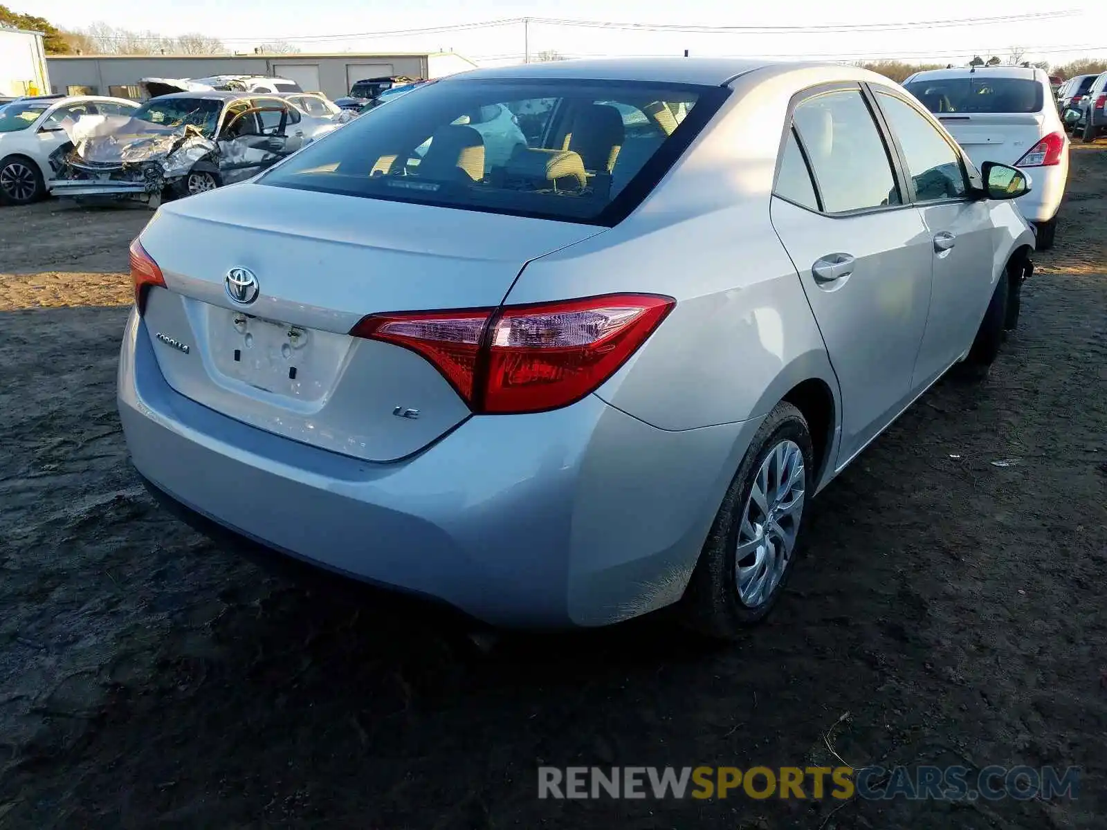 4 Photograph of a damaged car 2T1BURHE2KC235154 TOYOTA COROLLA 2019