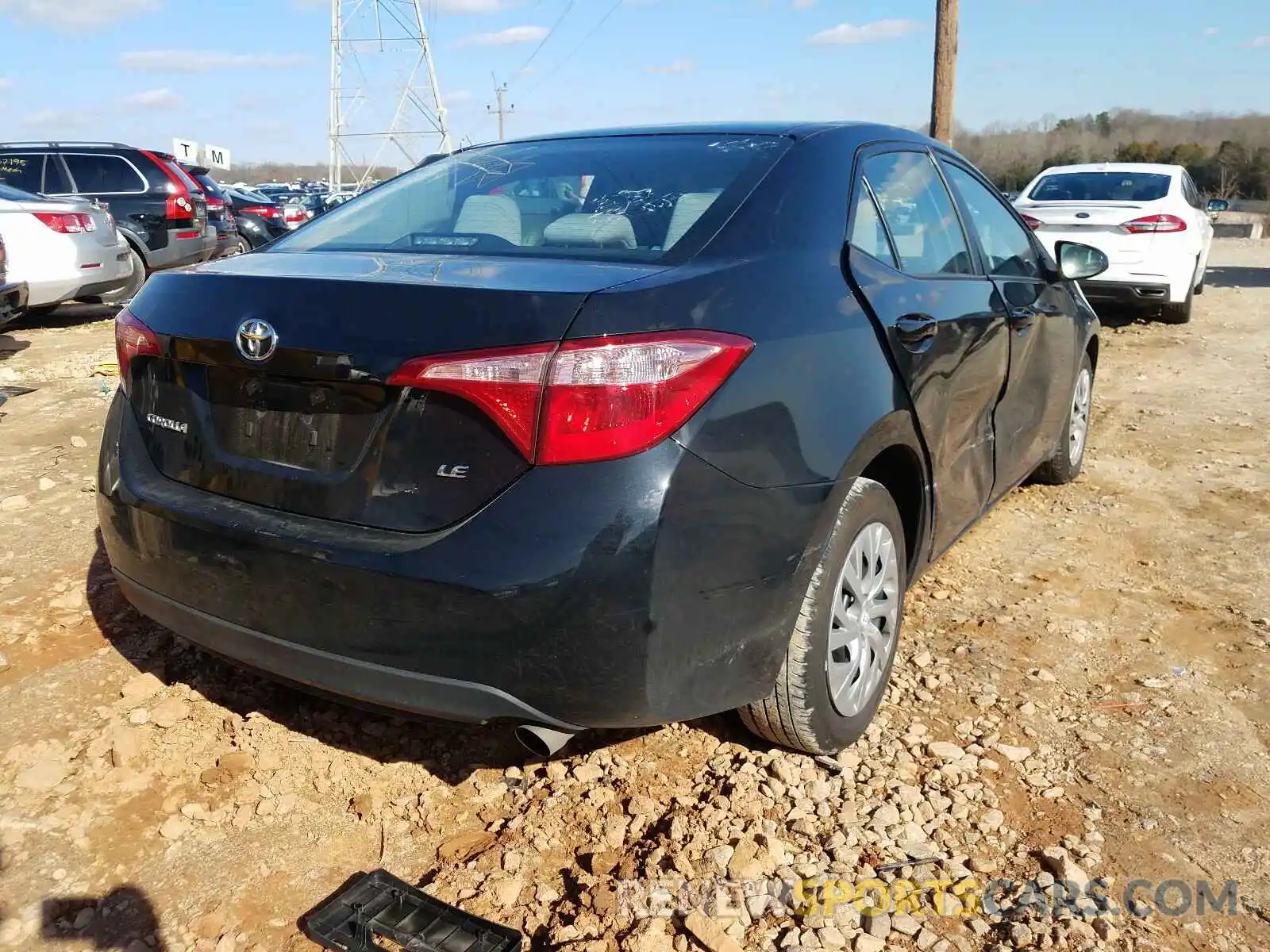 4 Photograph of a damaged car 2T1BURHE2KC235199 TOYOTA COROLLA 2019