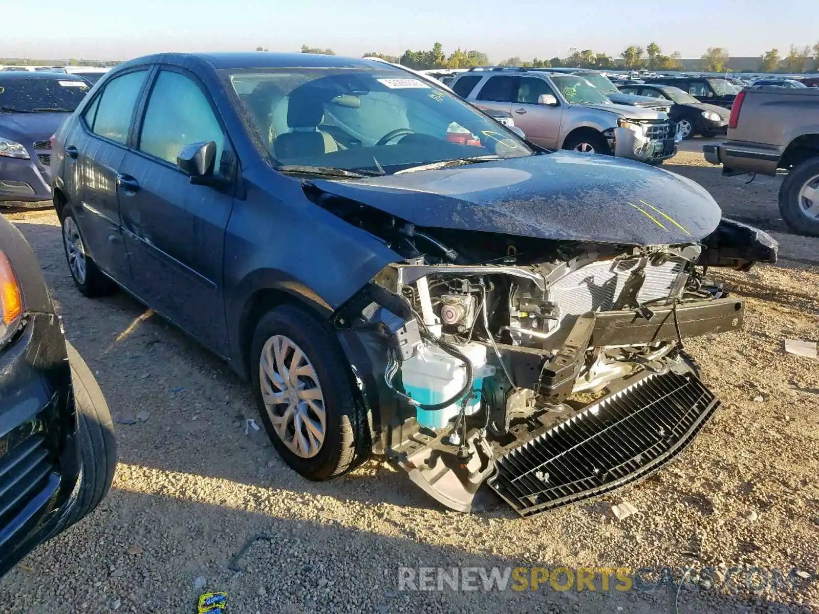 1 Photograph of a damaged car 2T1BURHE2KC235347 TOYOTA COROLLA 2019