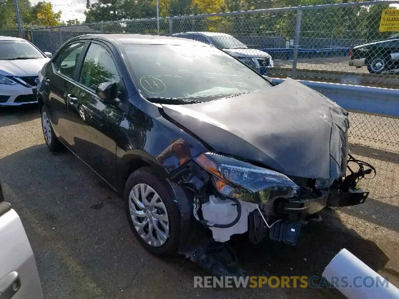 1 Photograph of a damaged car 2T1BURHE2KC235364 TOYOTA COROLLA 2019