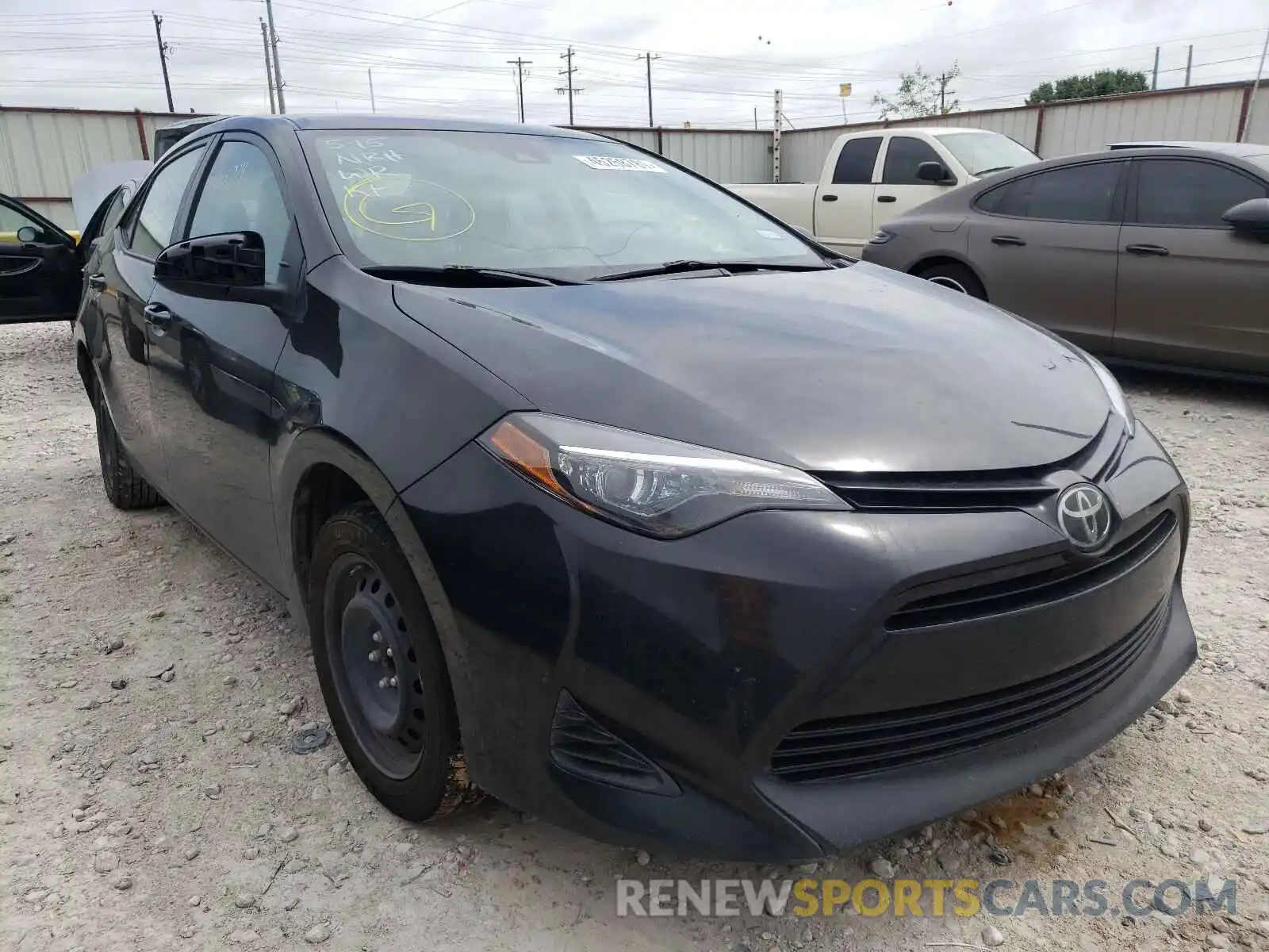 1 Photograph of a damaged car 2T1BURHE2KC235719 TOYOTA COROLLA 2019