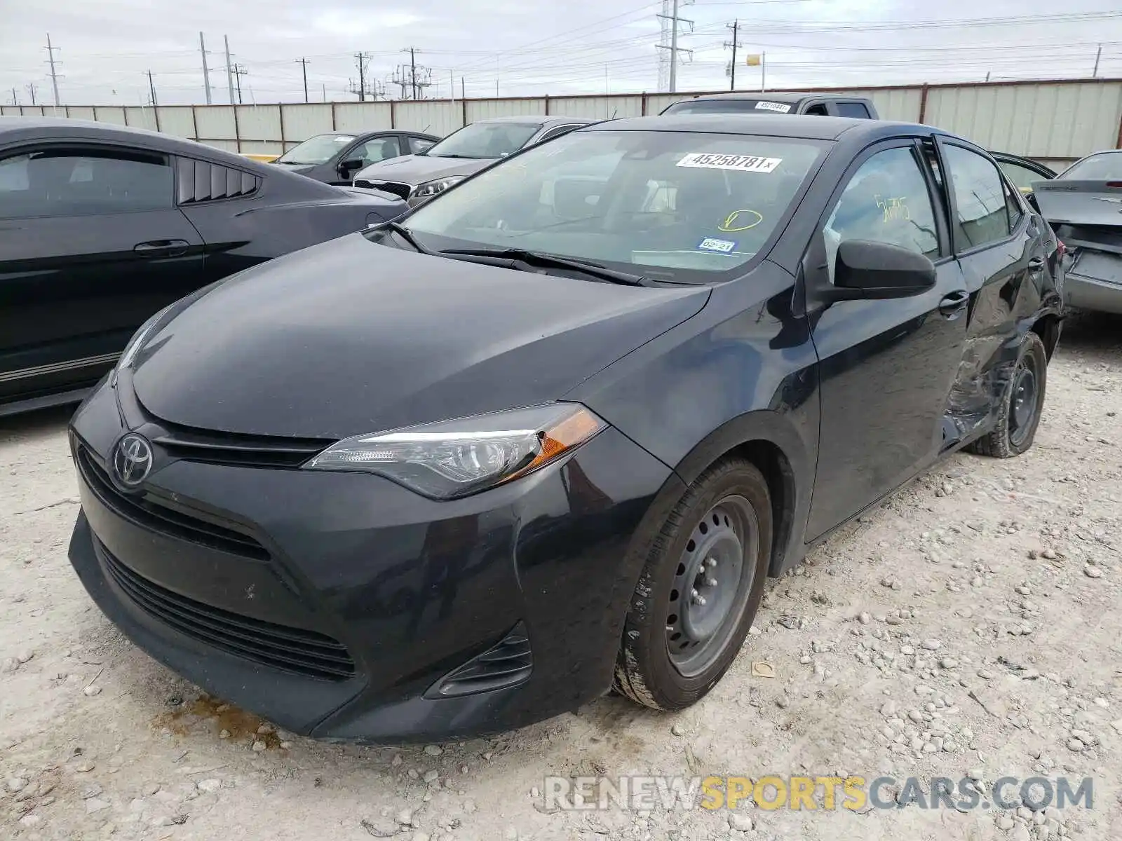 2 Photograph of a damaged car 2T1BURHE2KC235719 TOYOTA COROLLA 2019