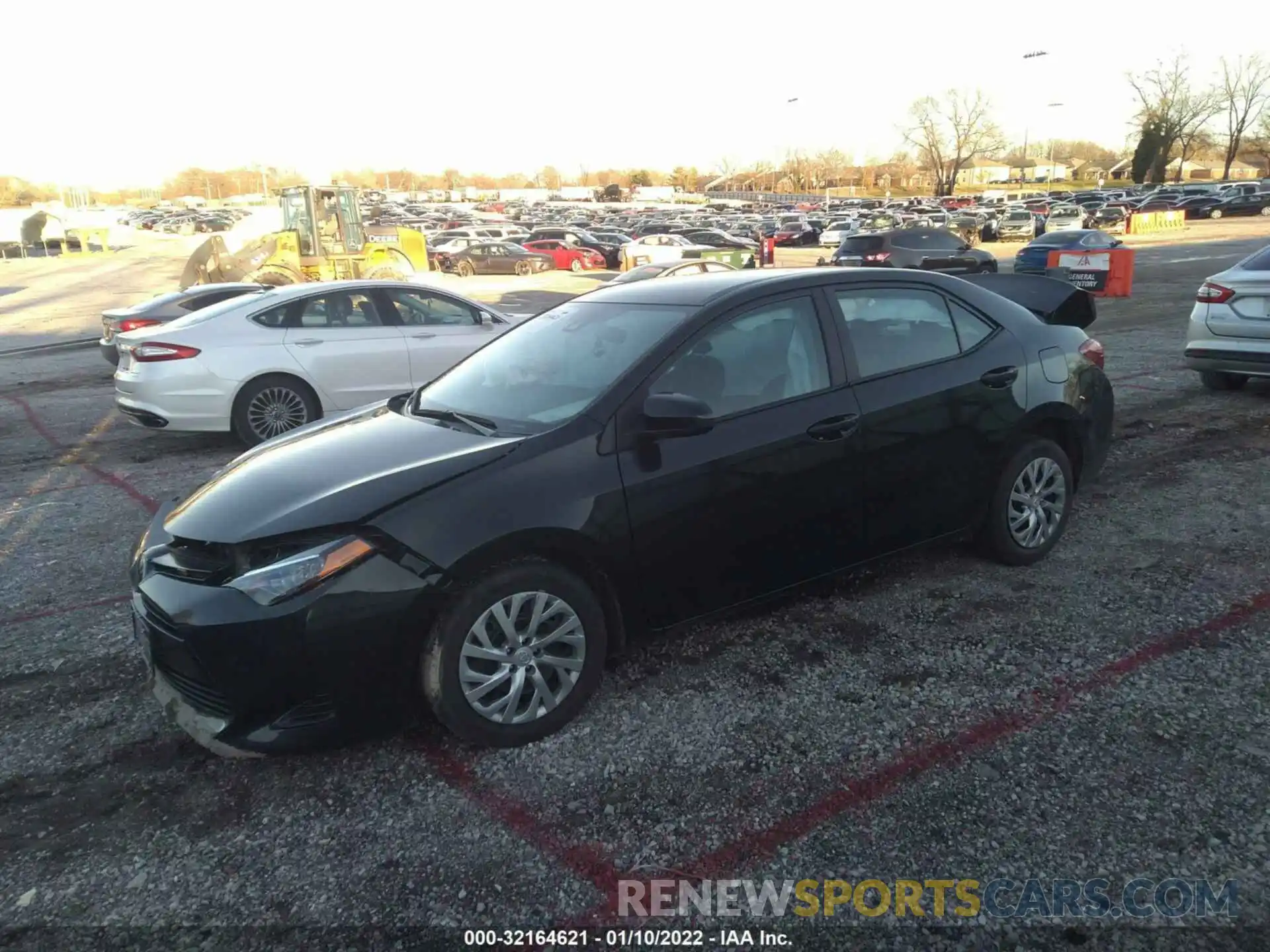 2 Photograph of a damaged car 2T1BURHE2KC235929 TOYOTA COROLLA 2019