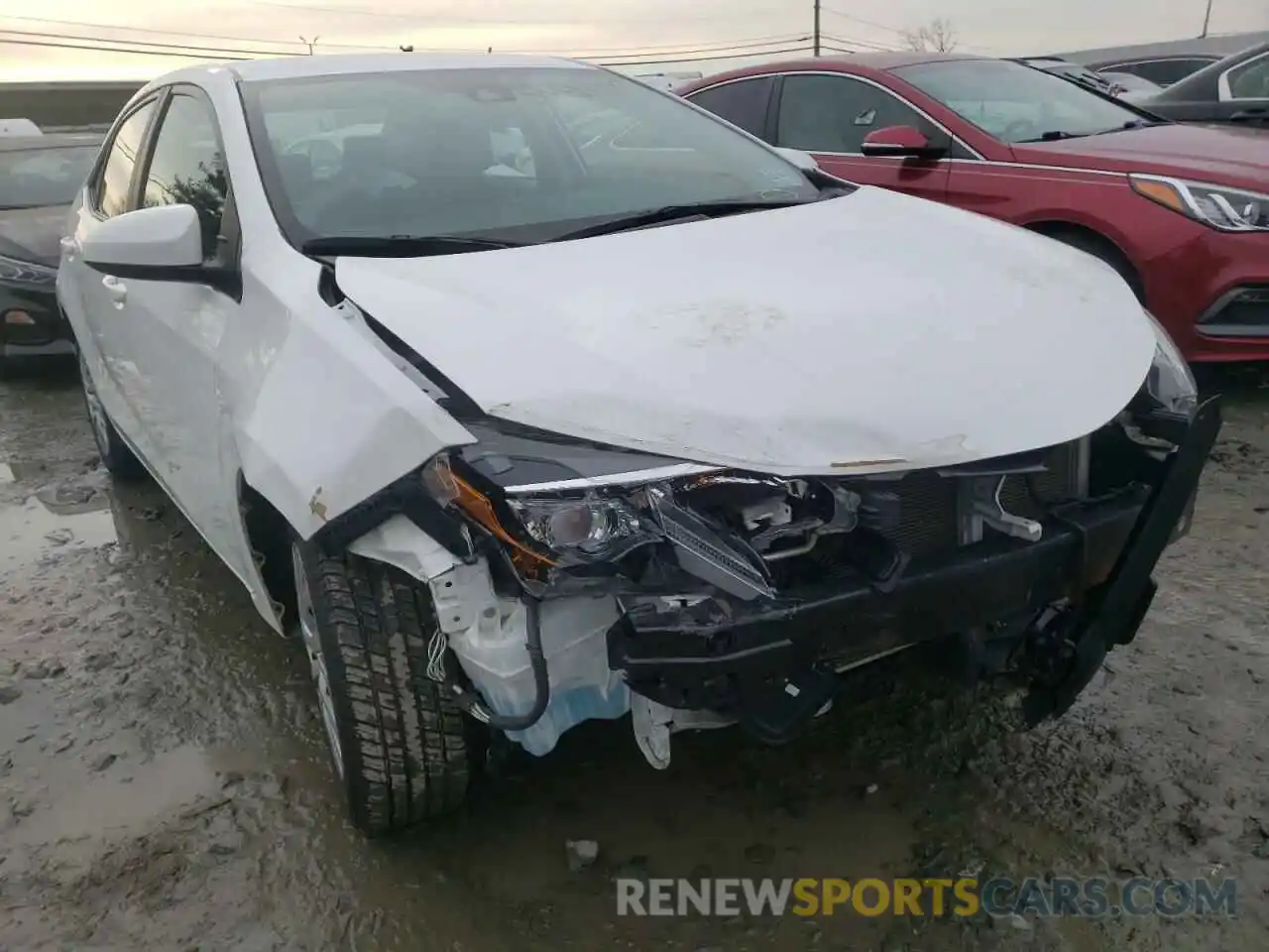 1 Photograph of a damaged car 2T1BURHE2KC237230 TOYOTA COROLLA 2019