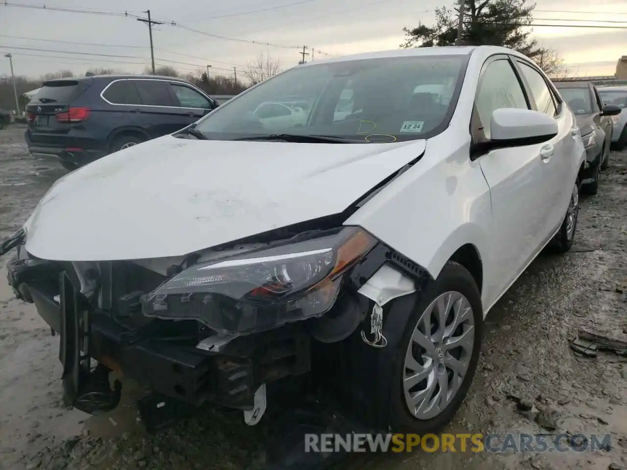 2 Photograph of a damaged car 2T1BURHE2KC237230 TOYOTA COROLLA 2019