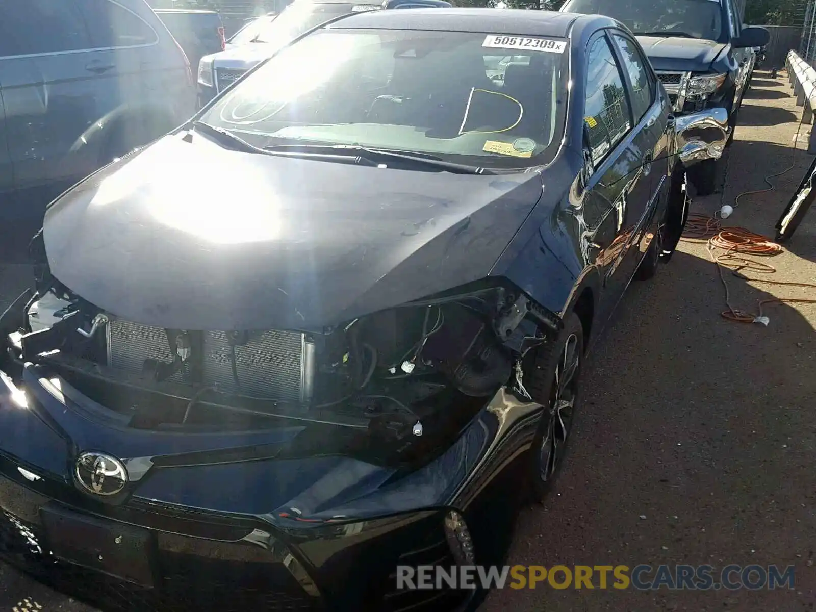 2 Photograph of a damaged car 2T1BURHE2KC237437 TOYOTA COROLLA 2019