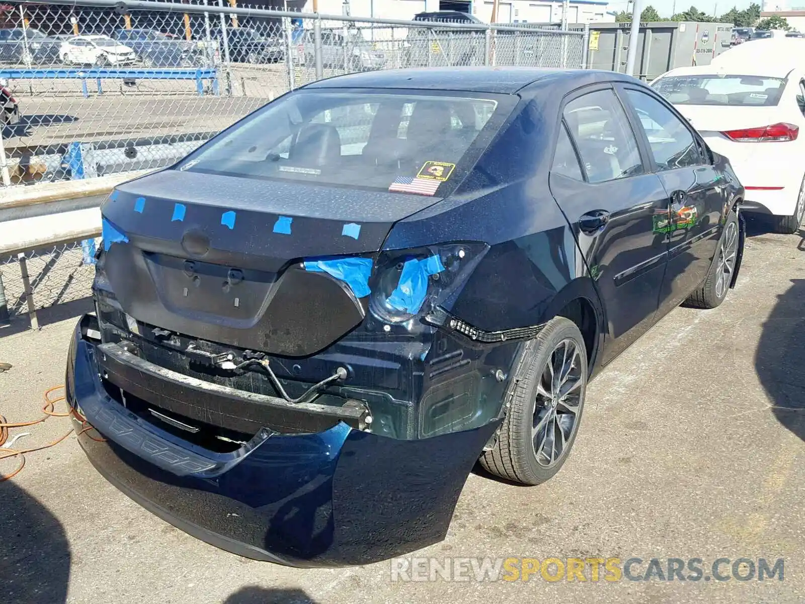 4 Photograph of a damaged car 2T1BURHE2KC237437 TOYOTA COROLLA 2019