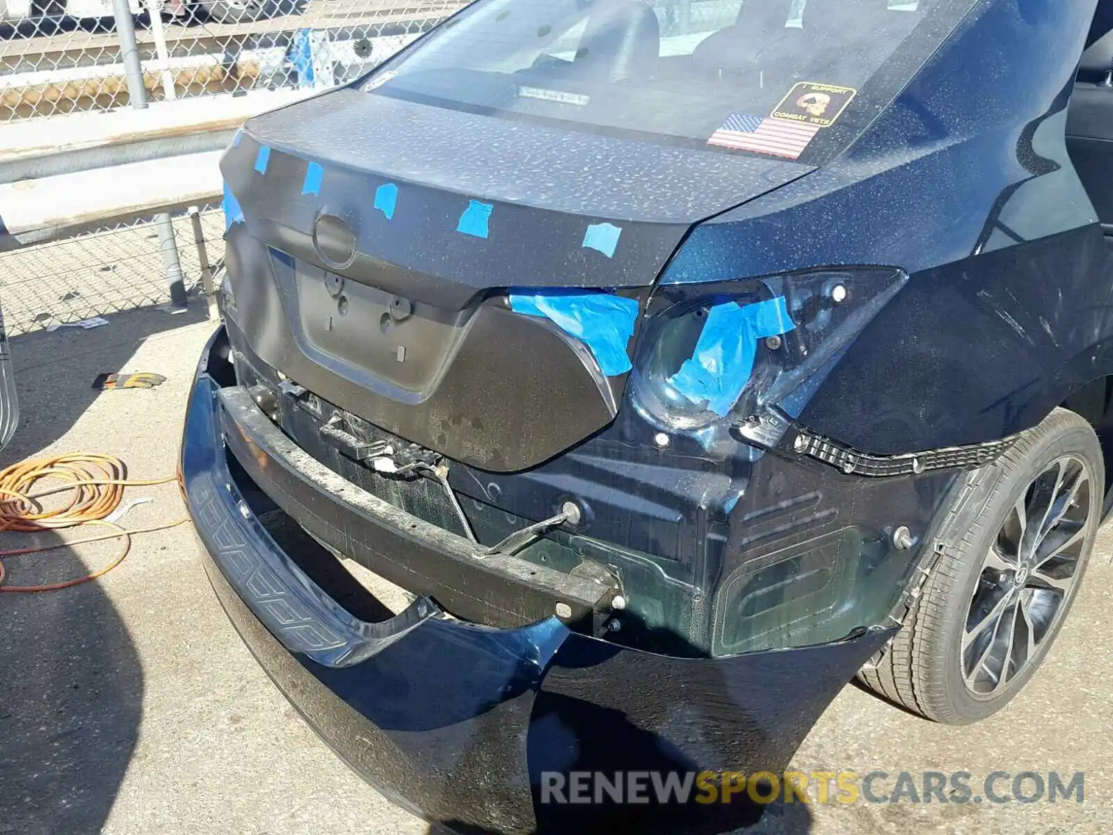 9 Photograph of a damaged car 2T1BURHE2KC237437 TOYOTA COROLLA 2019