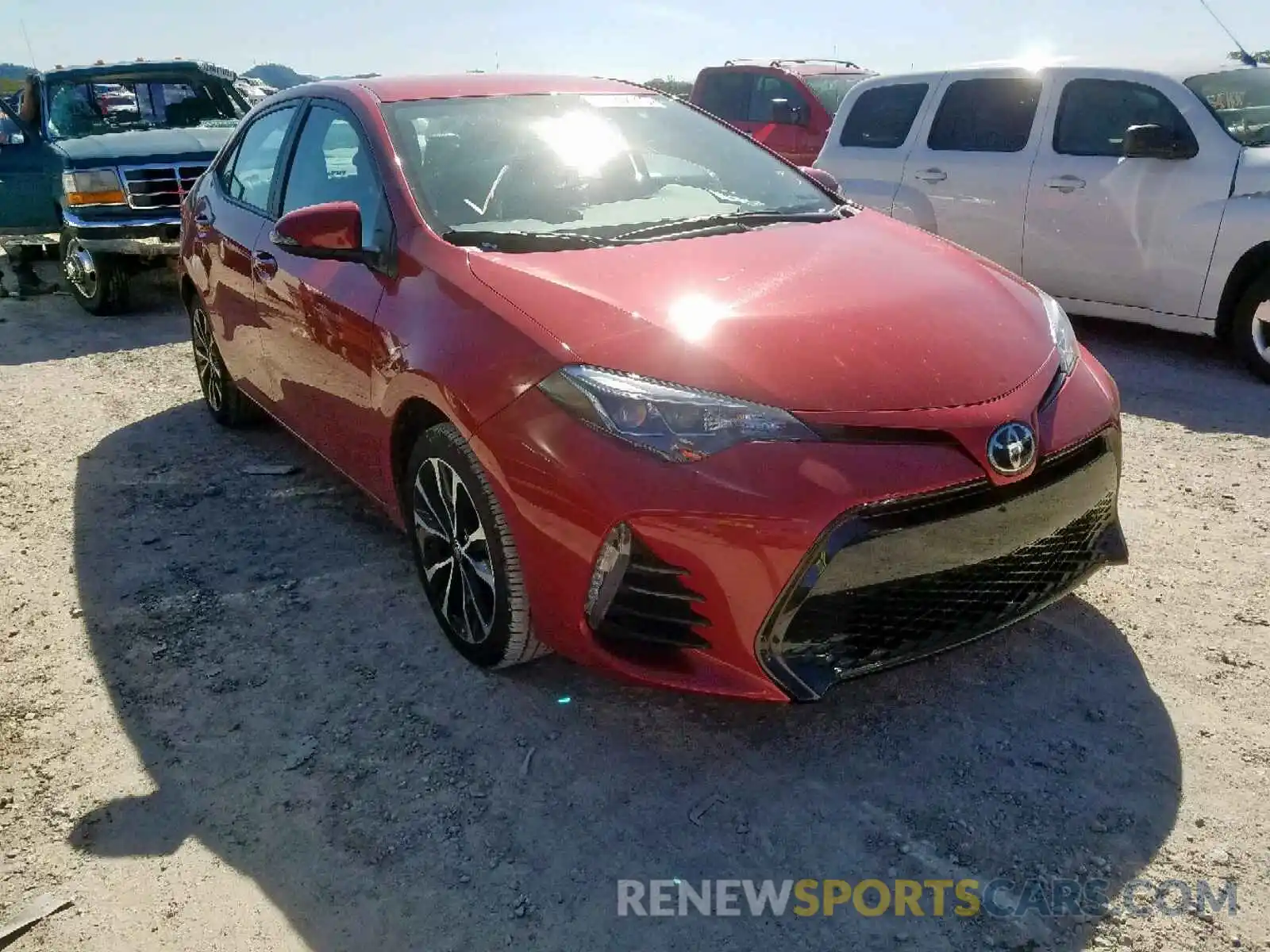 1 Photograph of a damaged car 2T1BURHE2KC237454 TOYOTA COROLLA 2019