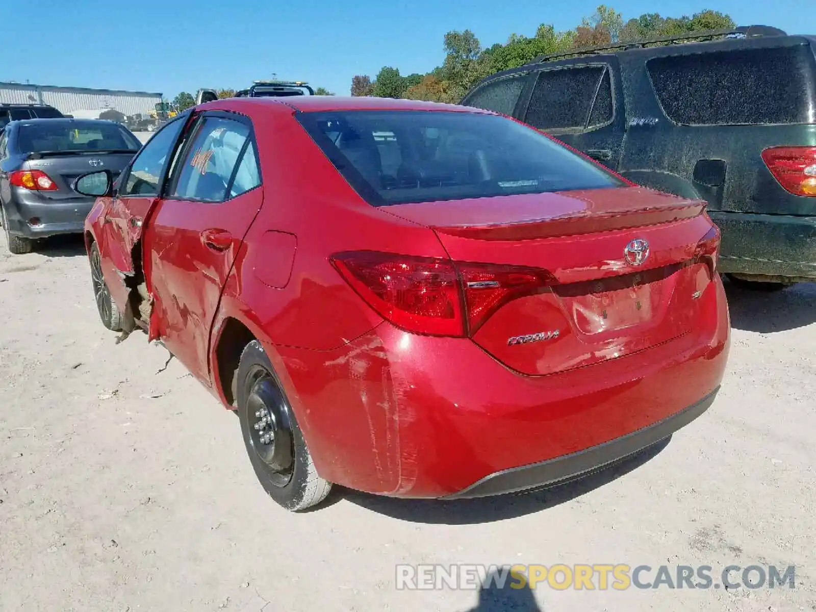 3 Photograph of a damaged car 2T1BURHE2KC237454 TOYOTA COROLLA 2019