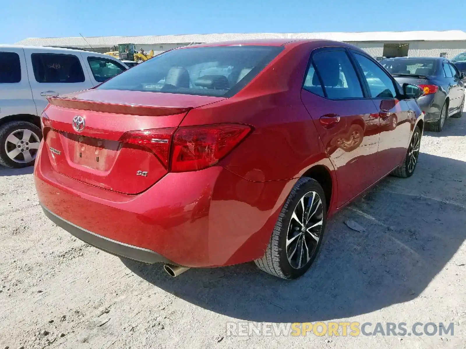 4 Photograph of a damaged car 2T1BURHE2KC237454 TOYOTA COROLLA 2019