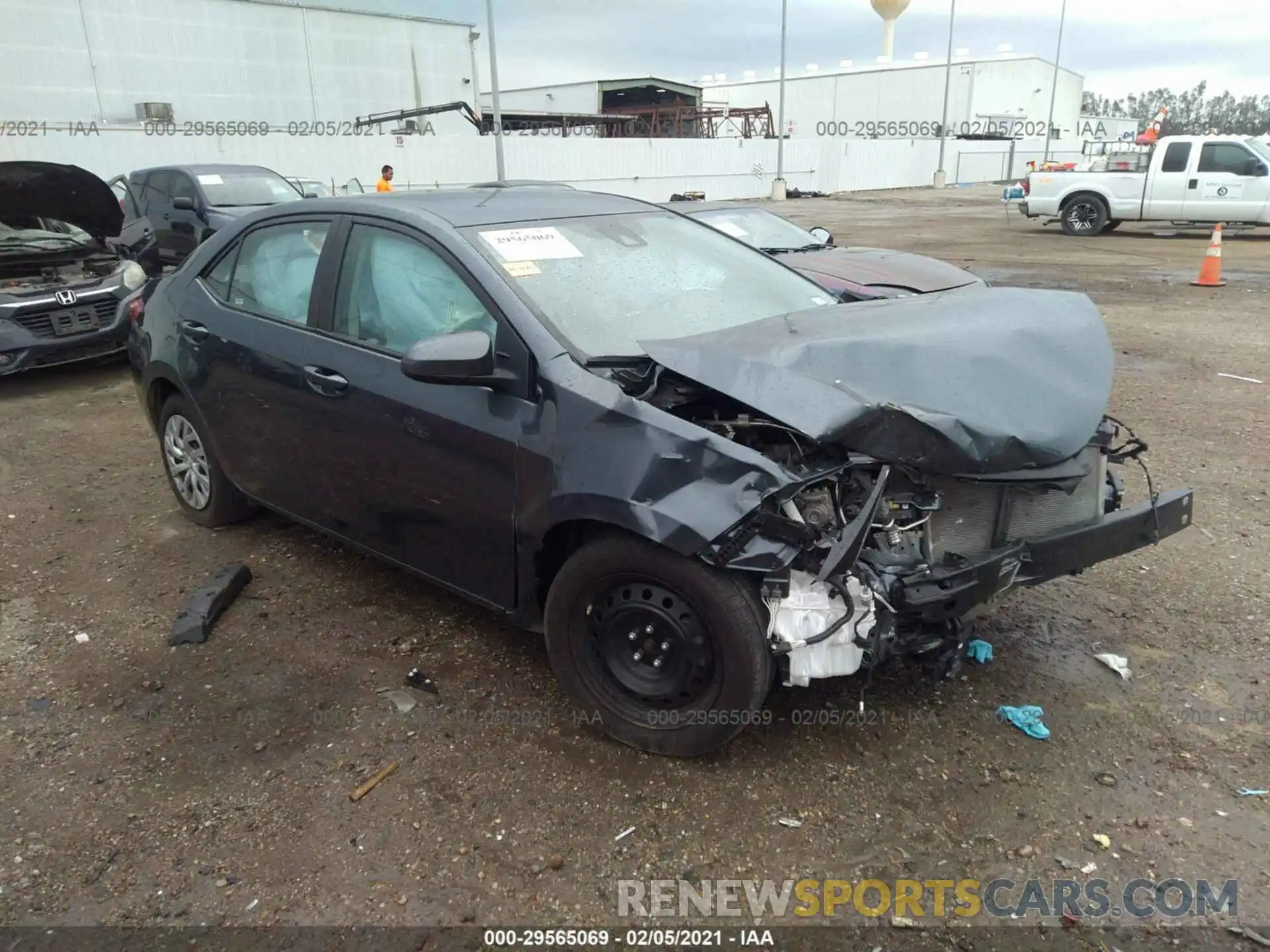 1 Photograph of a damaged car 2T1BURHE2KC237504 TOYOTA COROLLA 2019