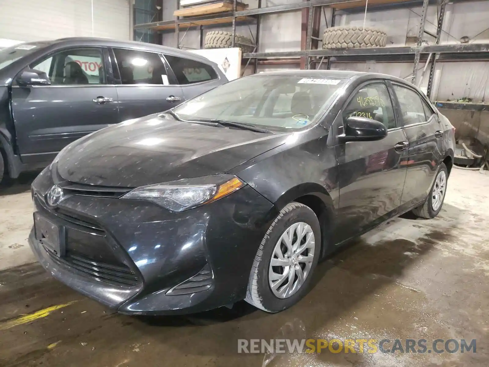 2 Photograph of a damaged car 2T1BURHE2KC238135 TOYOTA COROLLA 2019