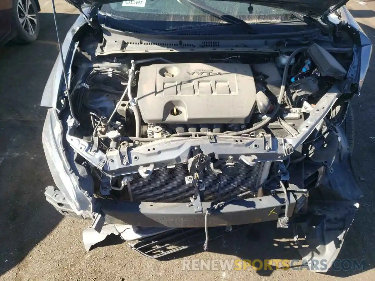 7 Photograph of a damaged car 2T1BURHE2KC238264 TOYOTA COROLLA 2019