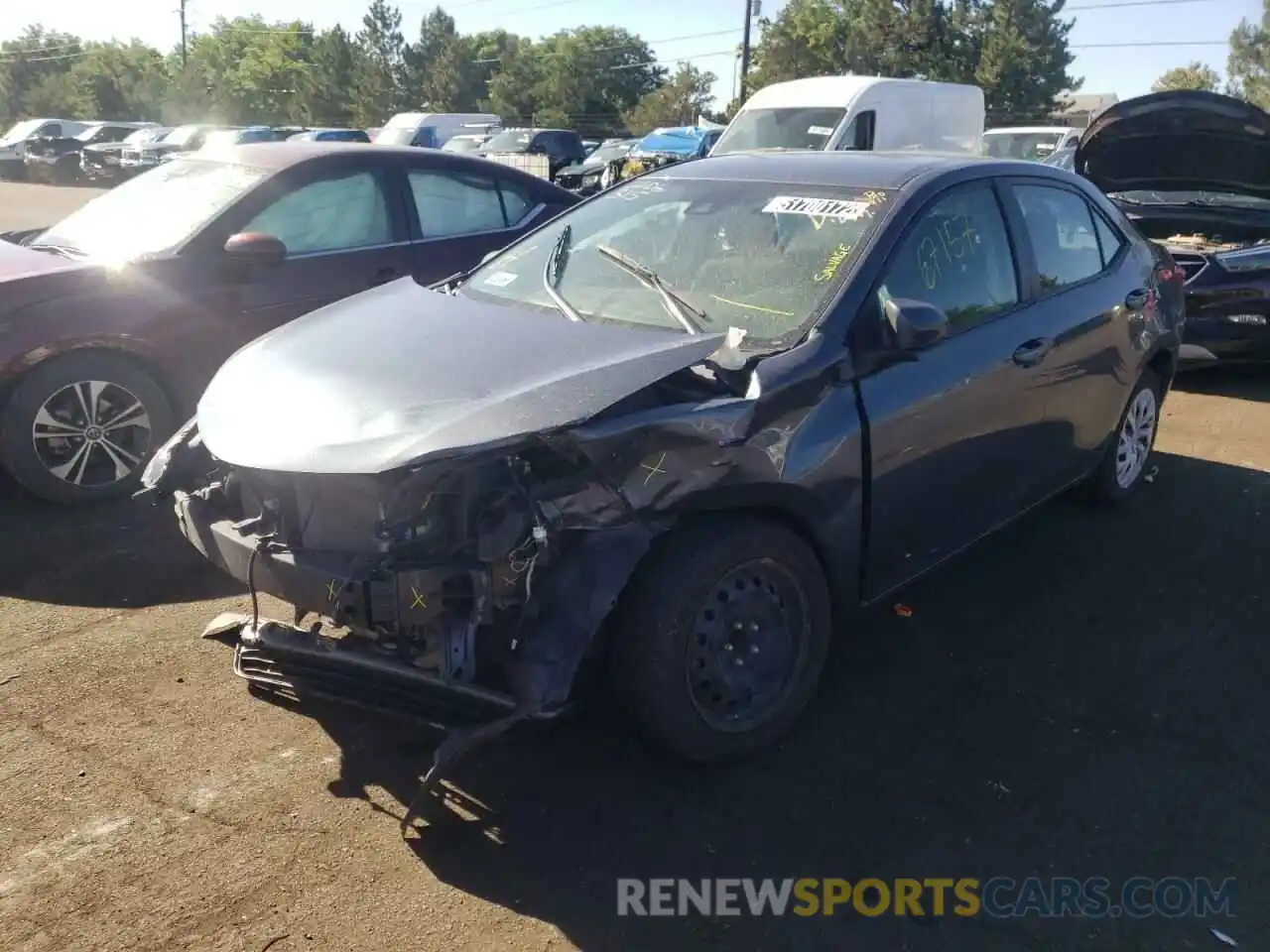 9 Photograph of a damaged car 2T1BURHE2KC238264 TOYOTA COROLLA 2019