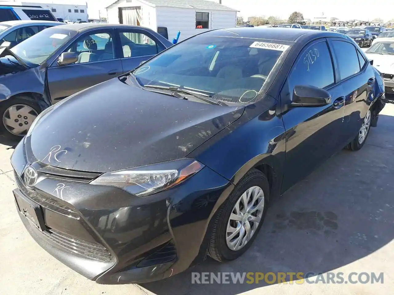 2 Photograph of a damaged car 2T1BURHE2KC238748 TOYOTA COROLLA 2019