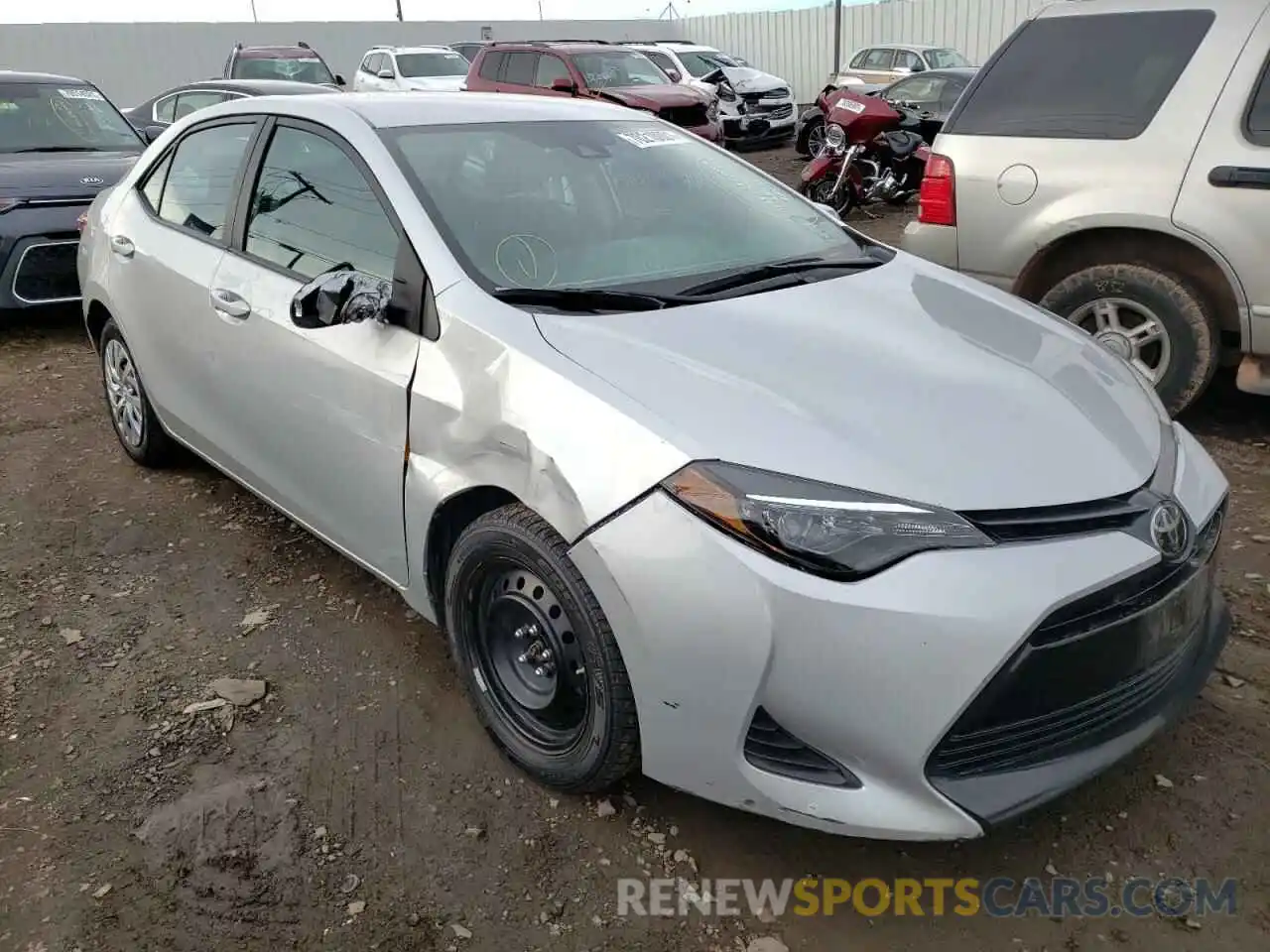 1 Photograph of a damaged car 2T1BURHE2KC239236 TOYOTA COROLLA 2019