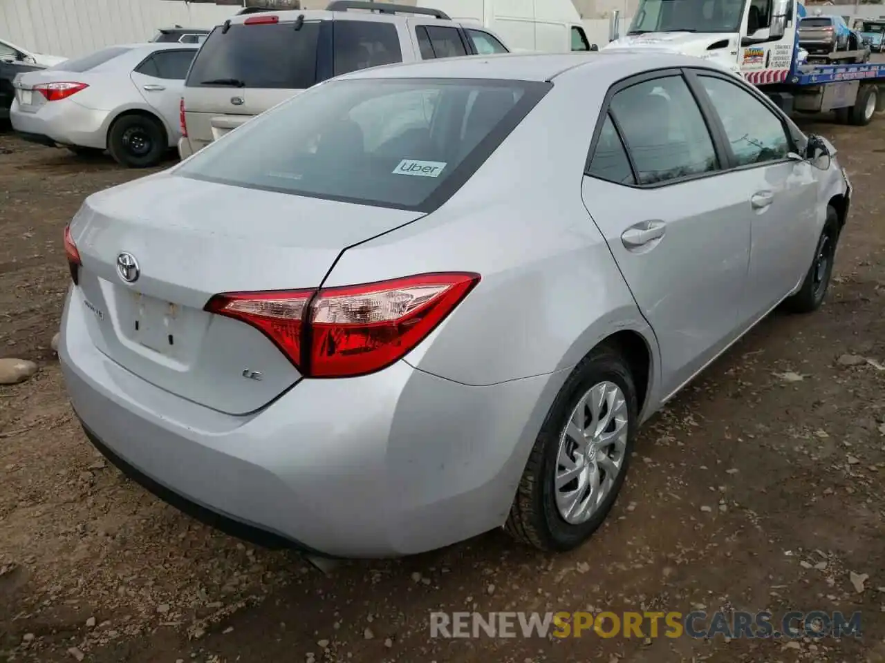 4 Photograph of a damaged car 2T1BURHE2KC239236 TOYOTA COROLLA 2019