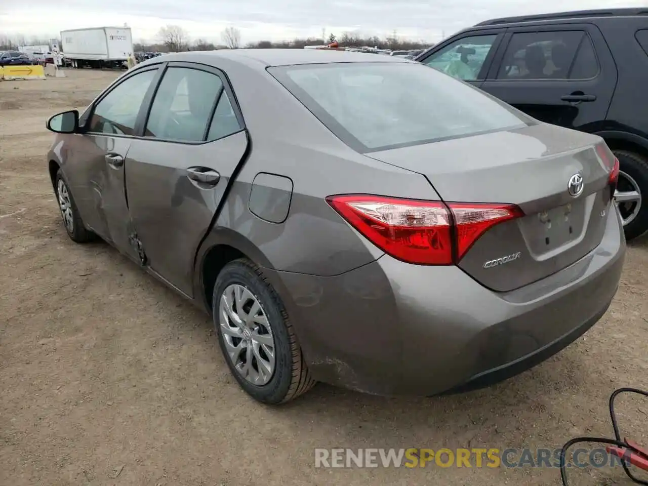 3 Photograph of a damaged car 2T1BURHE2KC239270 TOYOTA COROLLA 2019