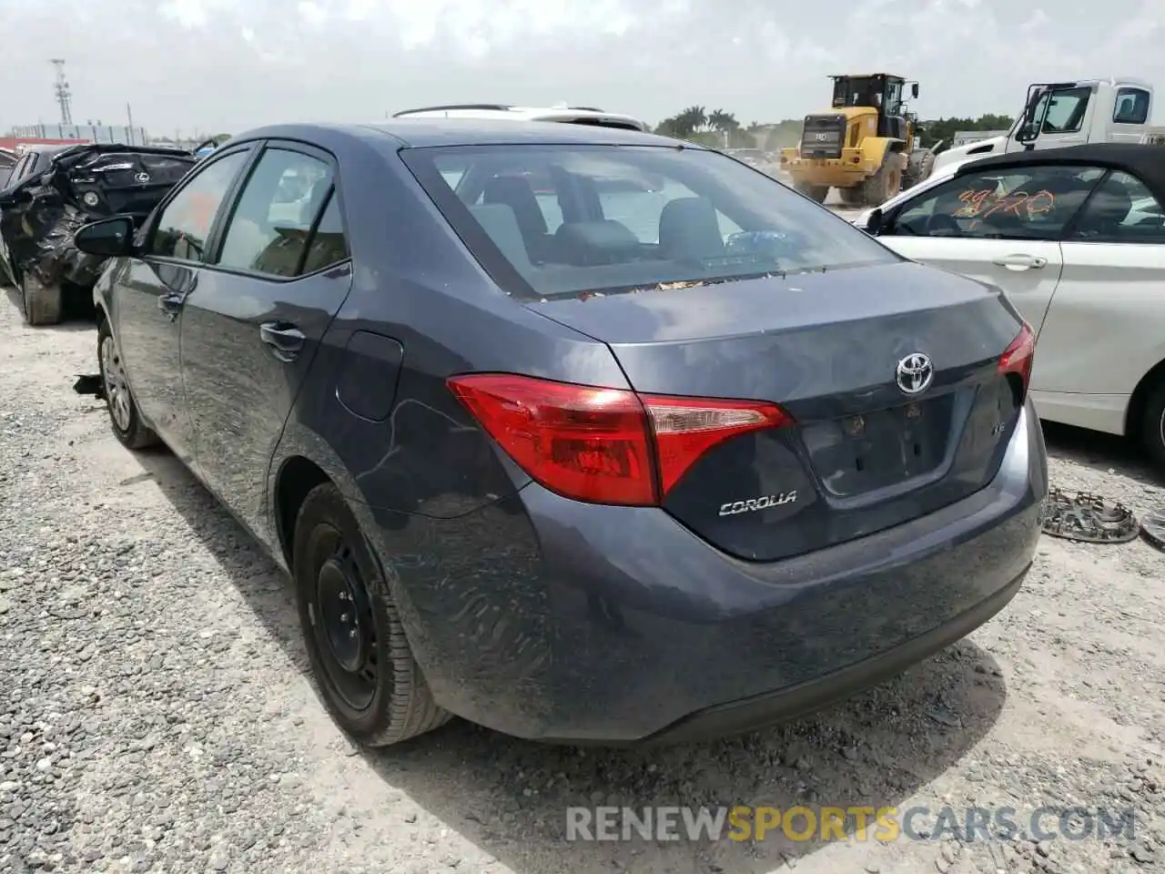 3 Photograph of a damaged car 2T1BURHE2KC239706 TOYOTA COROLLA 2019