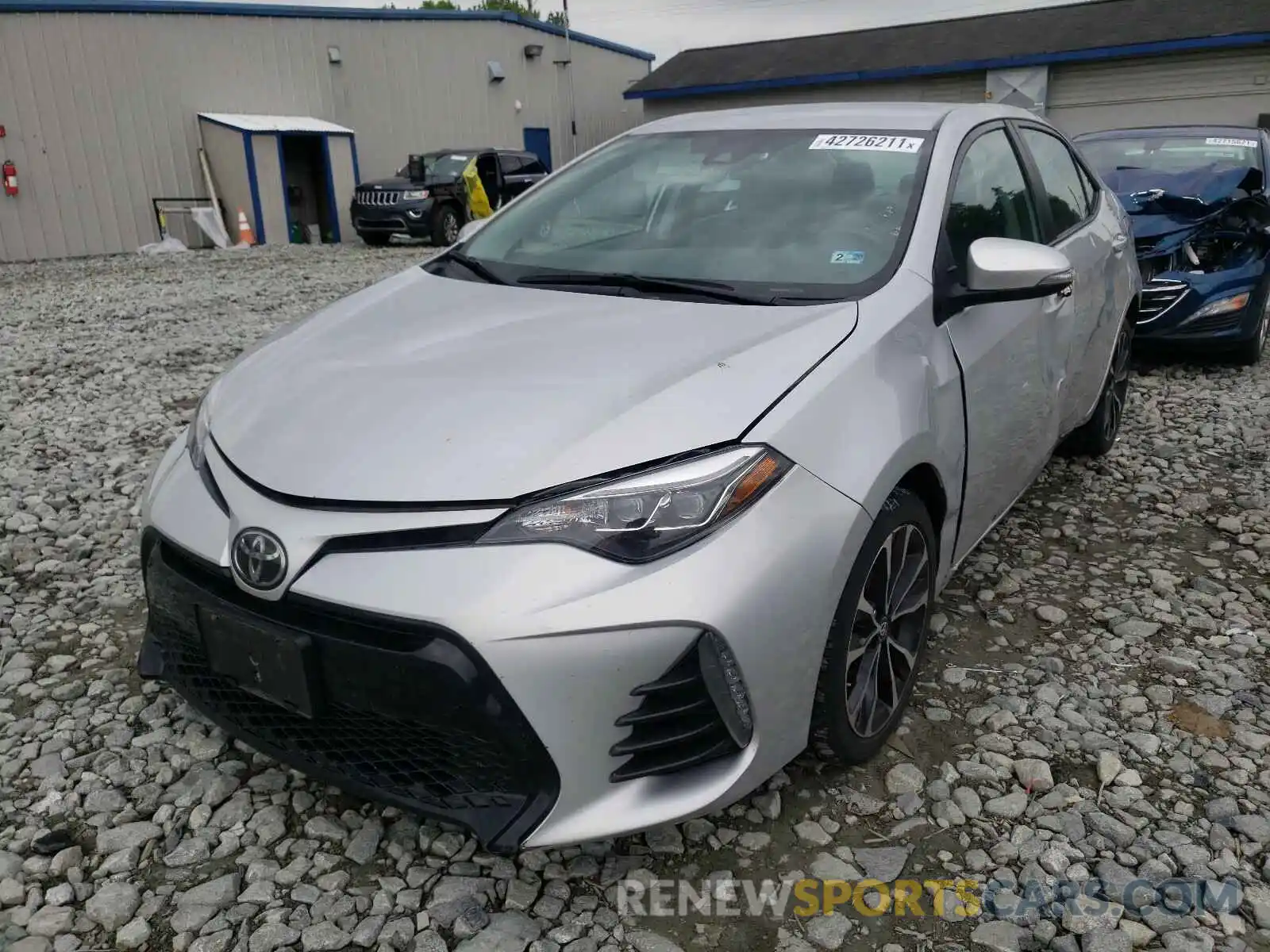 2 Photograph of a damaged car 2T1BURHE2KC239978 TOYOTA COROLLA 2019