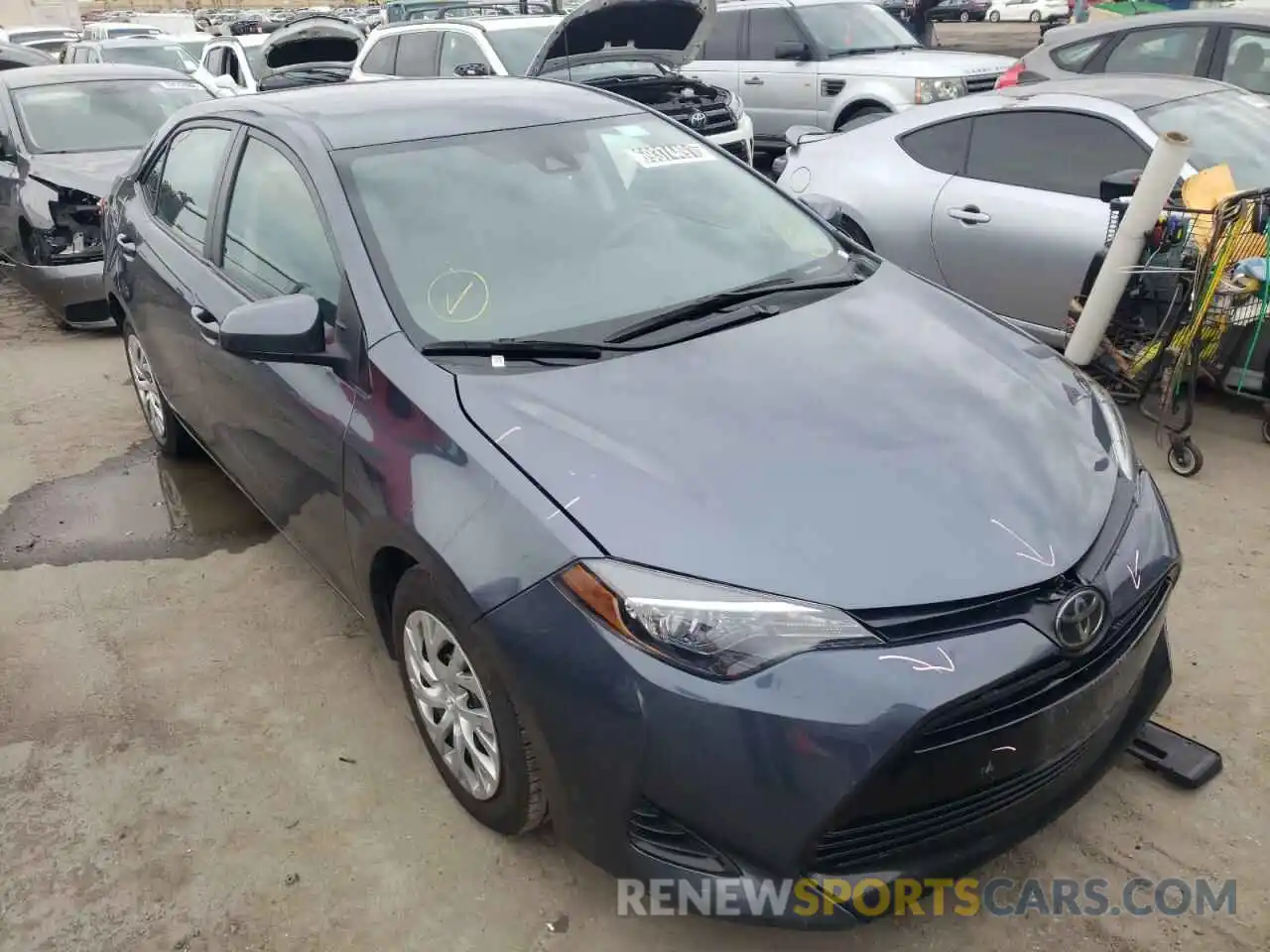 1 Photograph of a damaged car 2T1BURHE2KC240550 TOYOTA COROLLA 2019