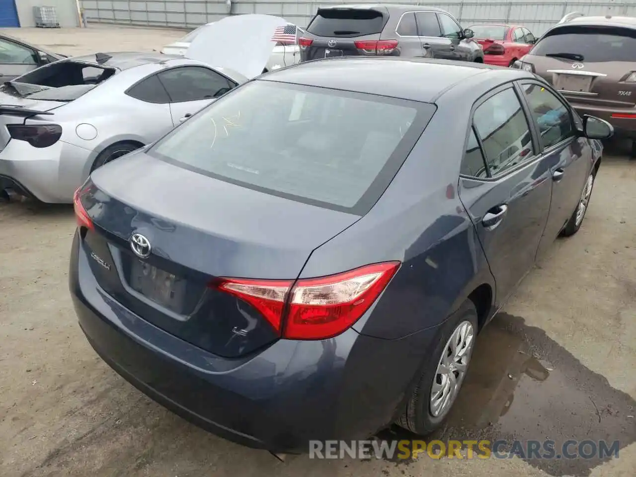 4 Photograph of a damaged car 2T1BURHE2KC240550 TOYOTA COROLLA 2019