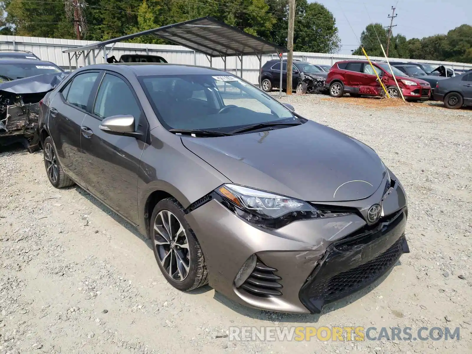 1 Photograph of a damaged car 2T1BURHE2KC240614 TOYOTA COROLLA 2019