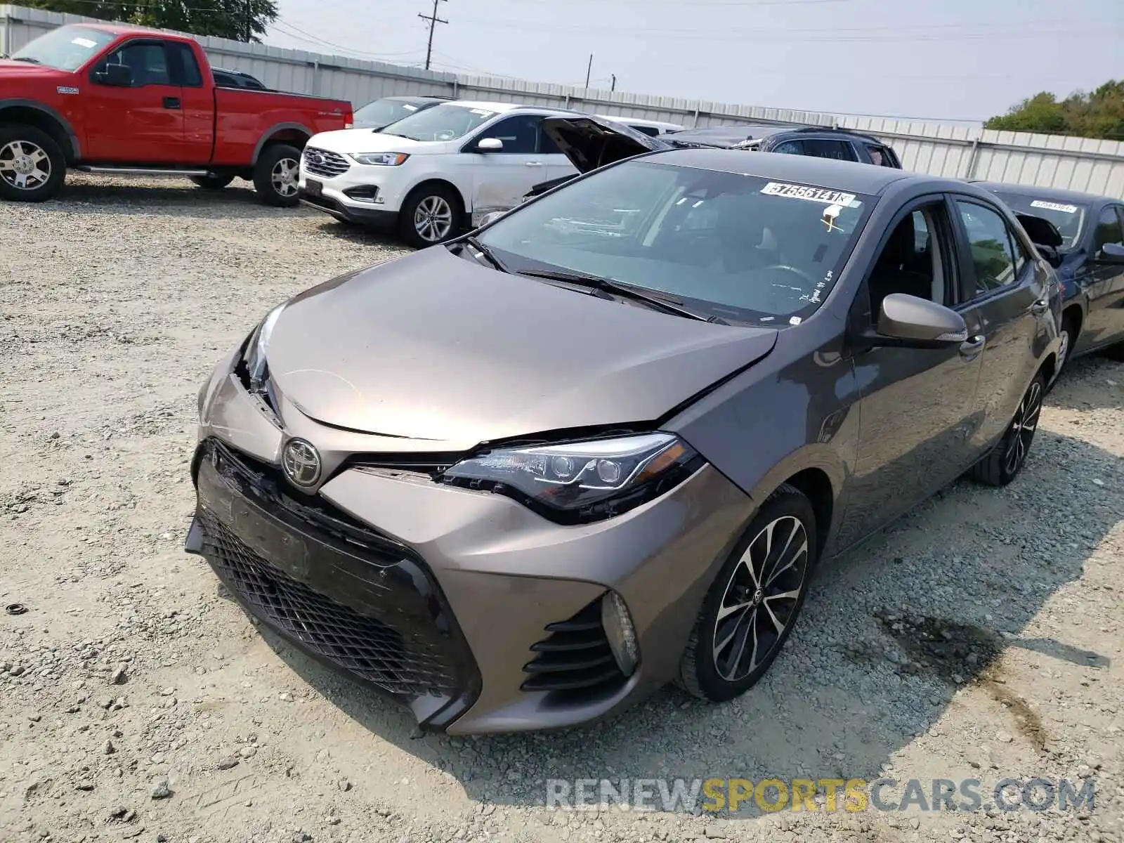 2 Photograph of a damaged car 2T1BURHE2KC240614 TOYOTA COROLLA 2019