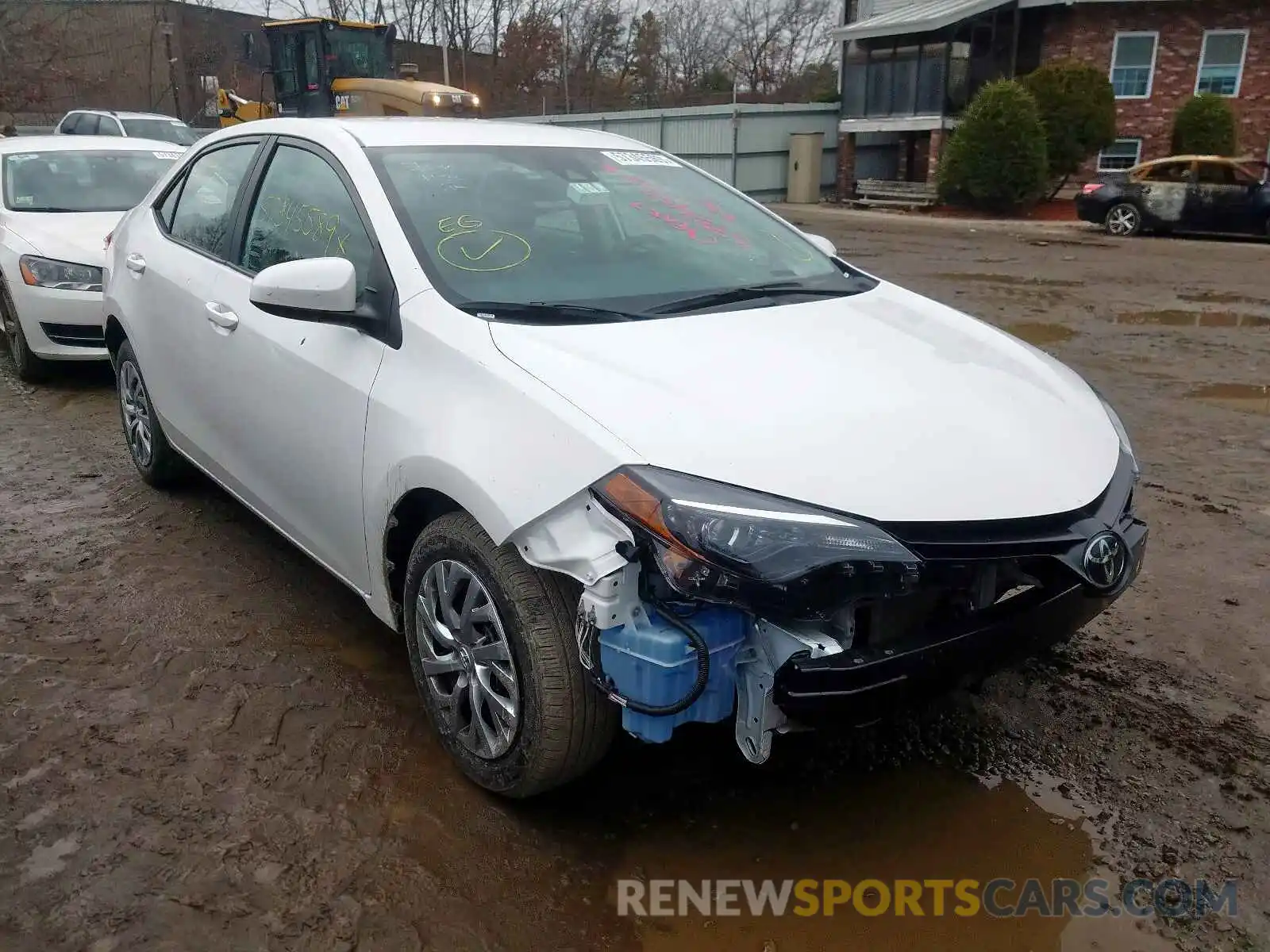 1 Photograph of a damaged car 2T1BURHE2KC240791 TOYOTA COROLLA 2019