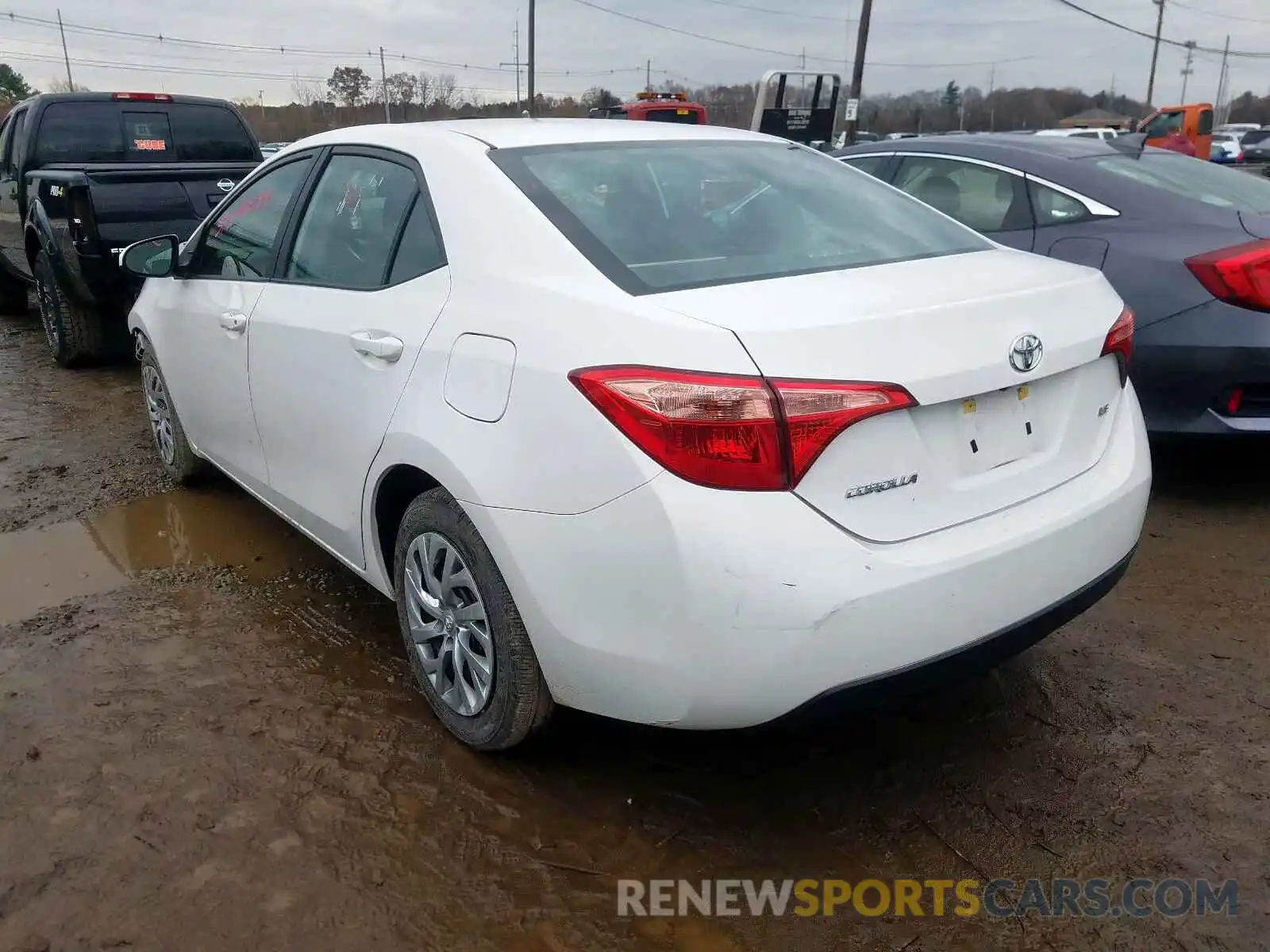 3 Photograph of a damaged car 2T1BURHE2KC240791 TOYOTA COROLLA 2019