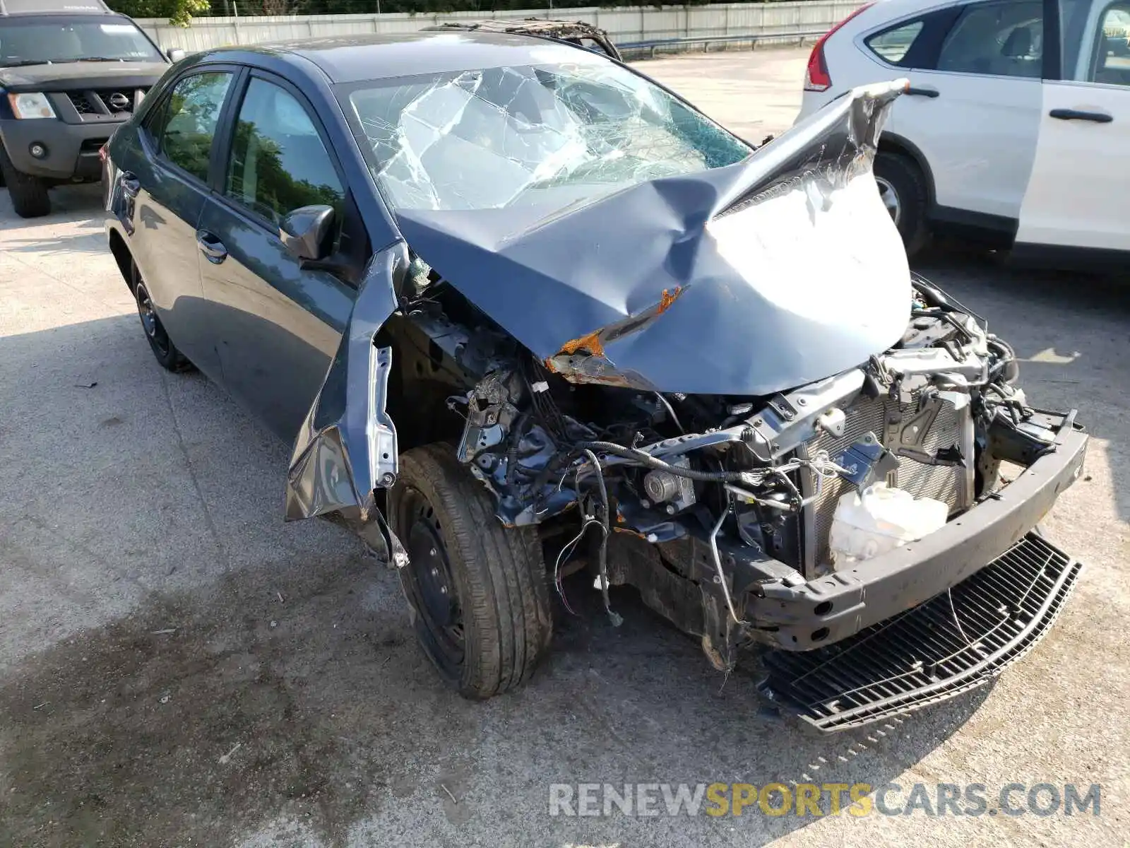 1 Photograph of a damaged car 2T1BURHE2KC240922 TOYOTA COROLLA 2019