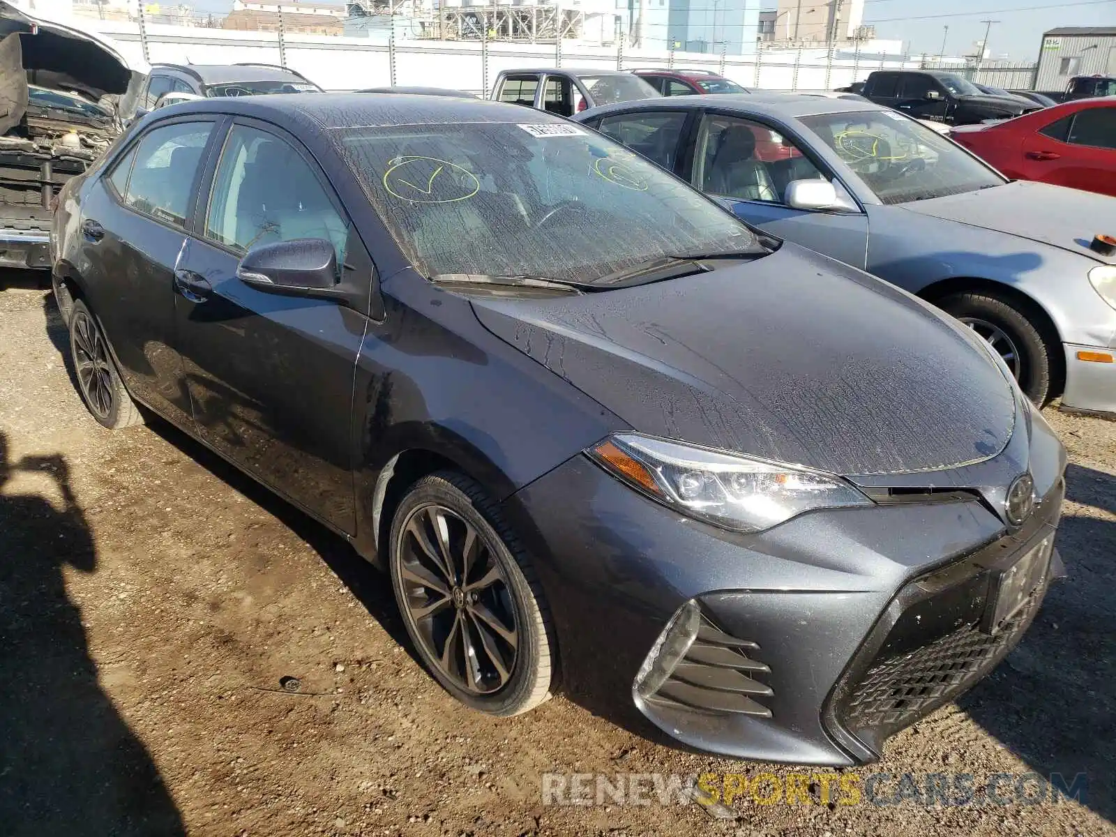 1 Photograph of a damaged car 2T1BURHE2KC241133 TOYOTA COROLLA 2019