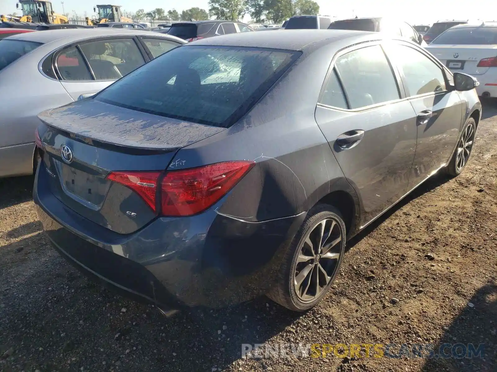 4 Photograph of a damaged car 2T1BURHE2KC241133 TOYOTA COROLLA 2019