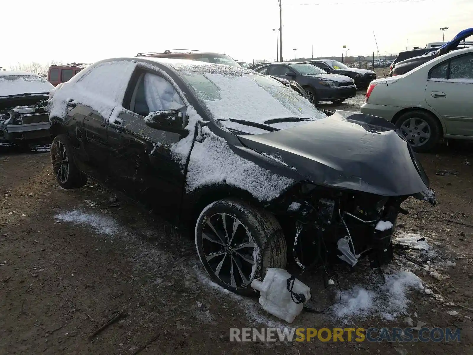 1 Photograph of a damaged car 2T1BURHE2KC241245 TOYOTA COROLLA 2019