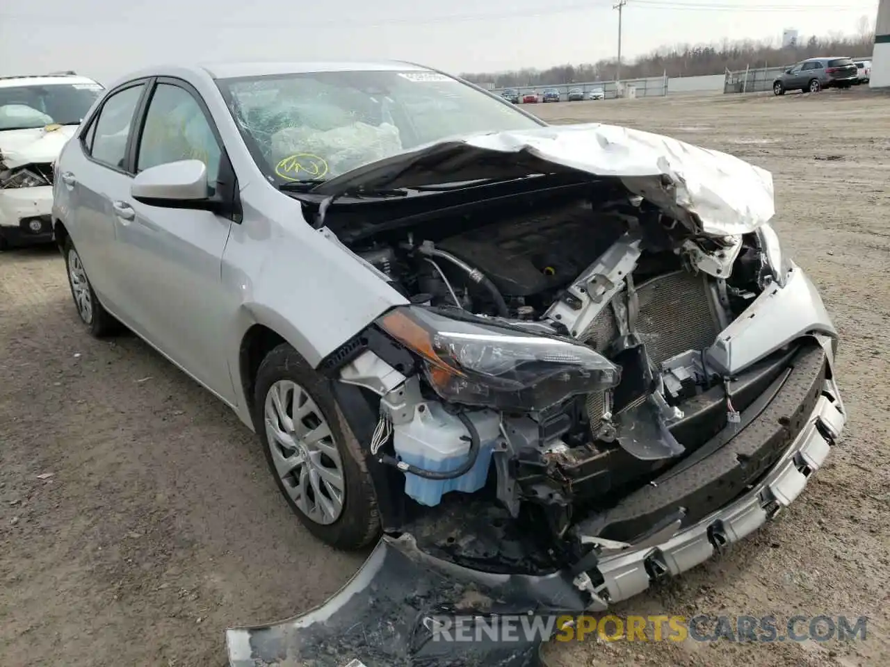 1 Photograph of a damaged car 2T1BURHE2KC241696 TOYOTA COROLLA 2019