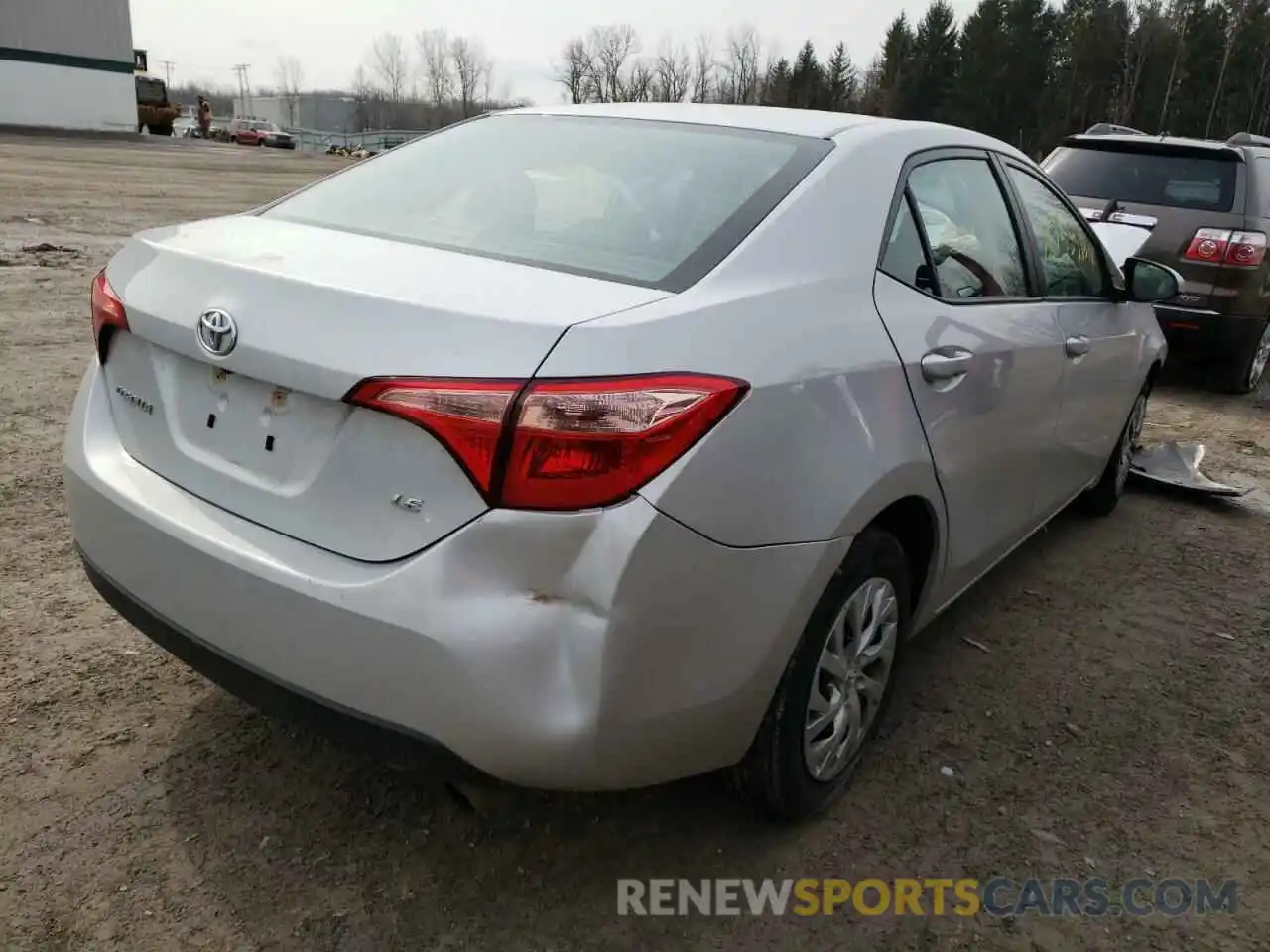 4 Photograph of a damaged car 2T1BURHE2KC241696 TOYOTA COROLLA 2019