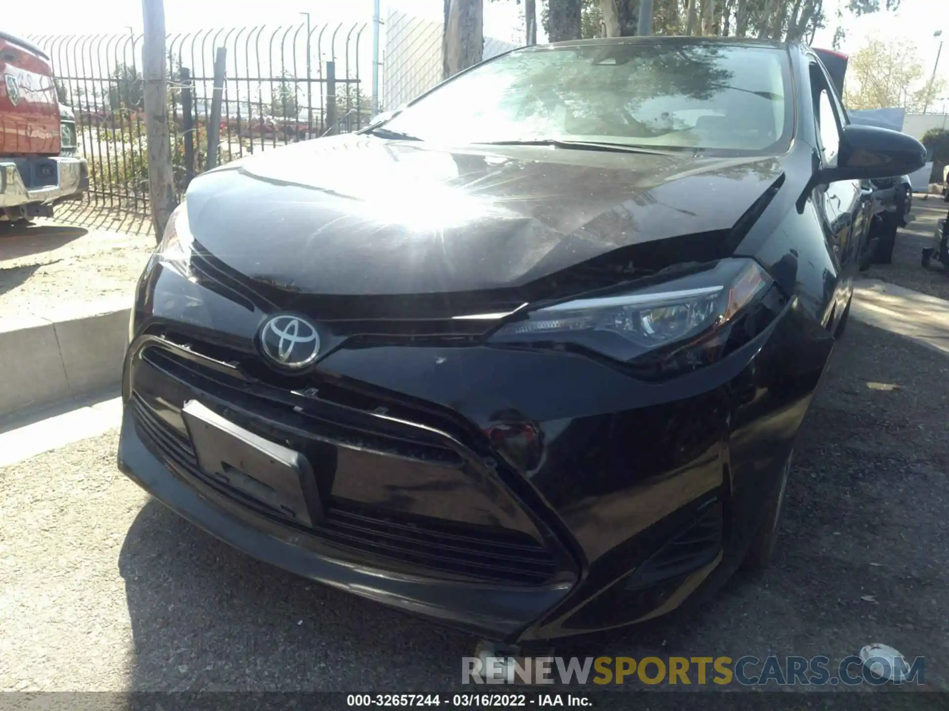 6 Photograph of a damaged car 2T1BURHE2KC241701 TOYOTA COROLLA 2019