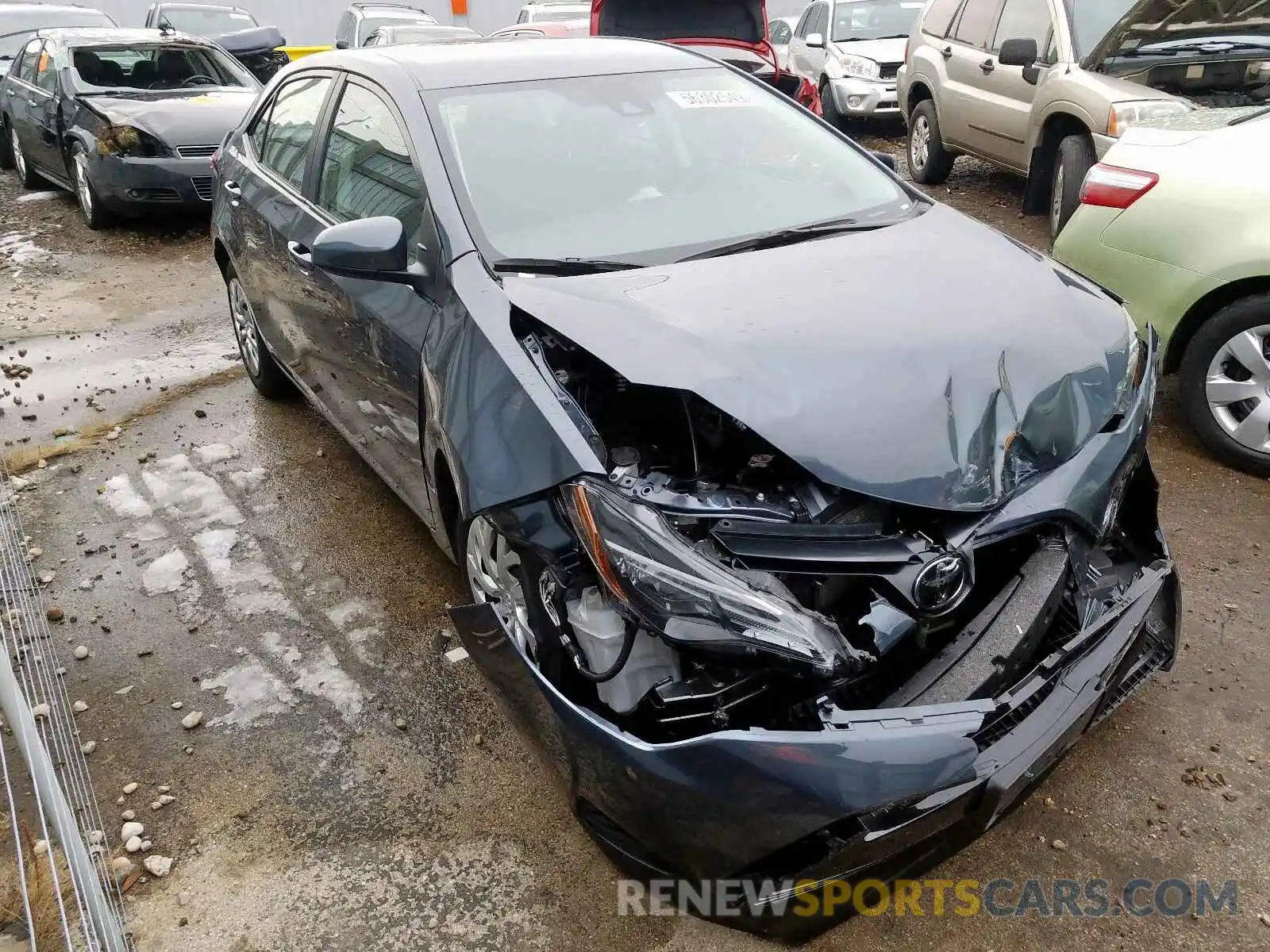 1 Photograph of a damaged car 2T1BURHE2KC241911 TOYOTA COROLLA 2019